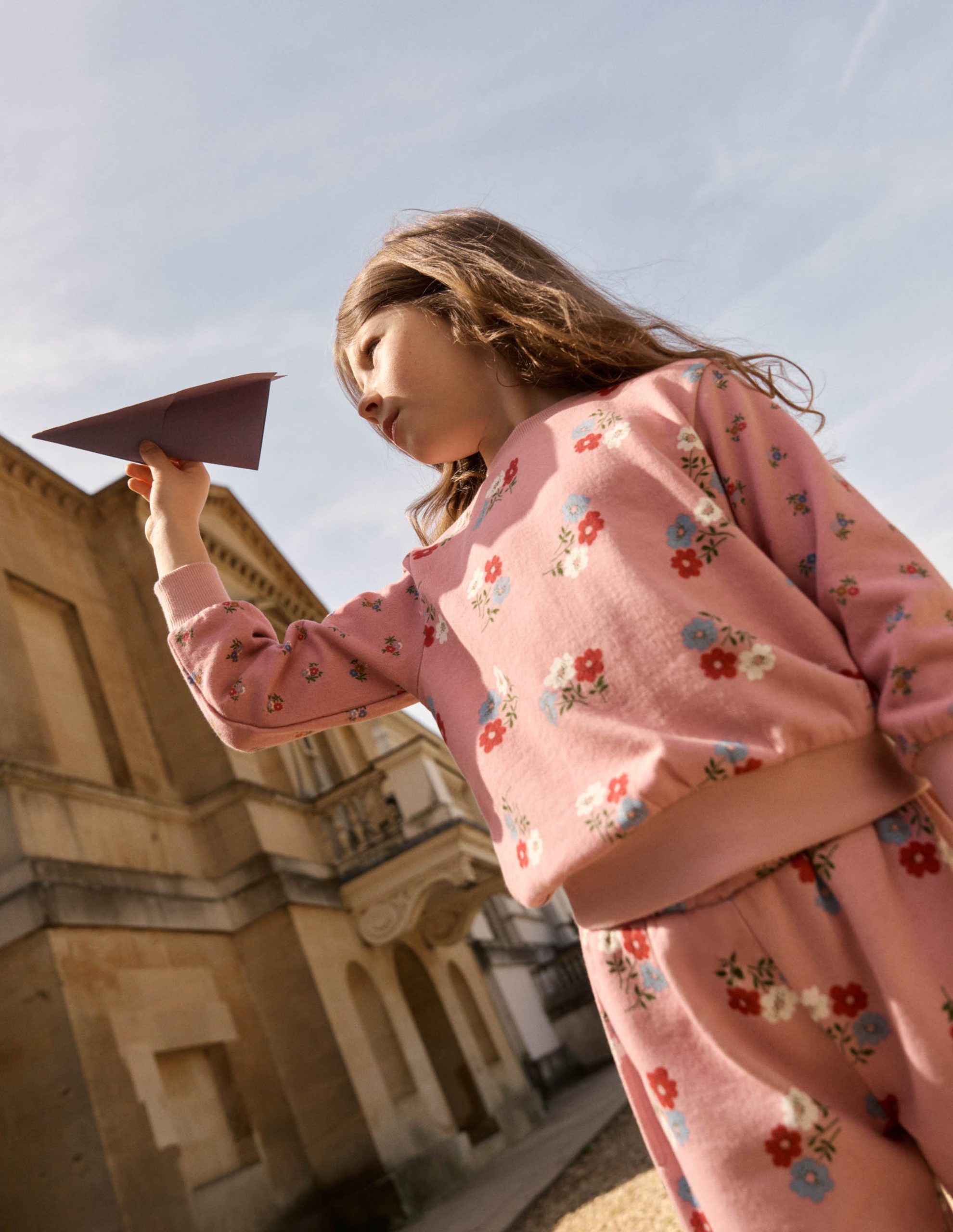 Printed Sweatshirt-Hotchpotch Floral