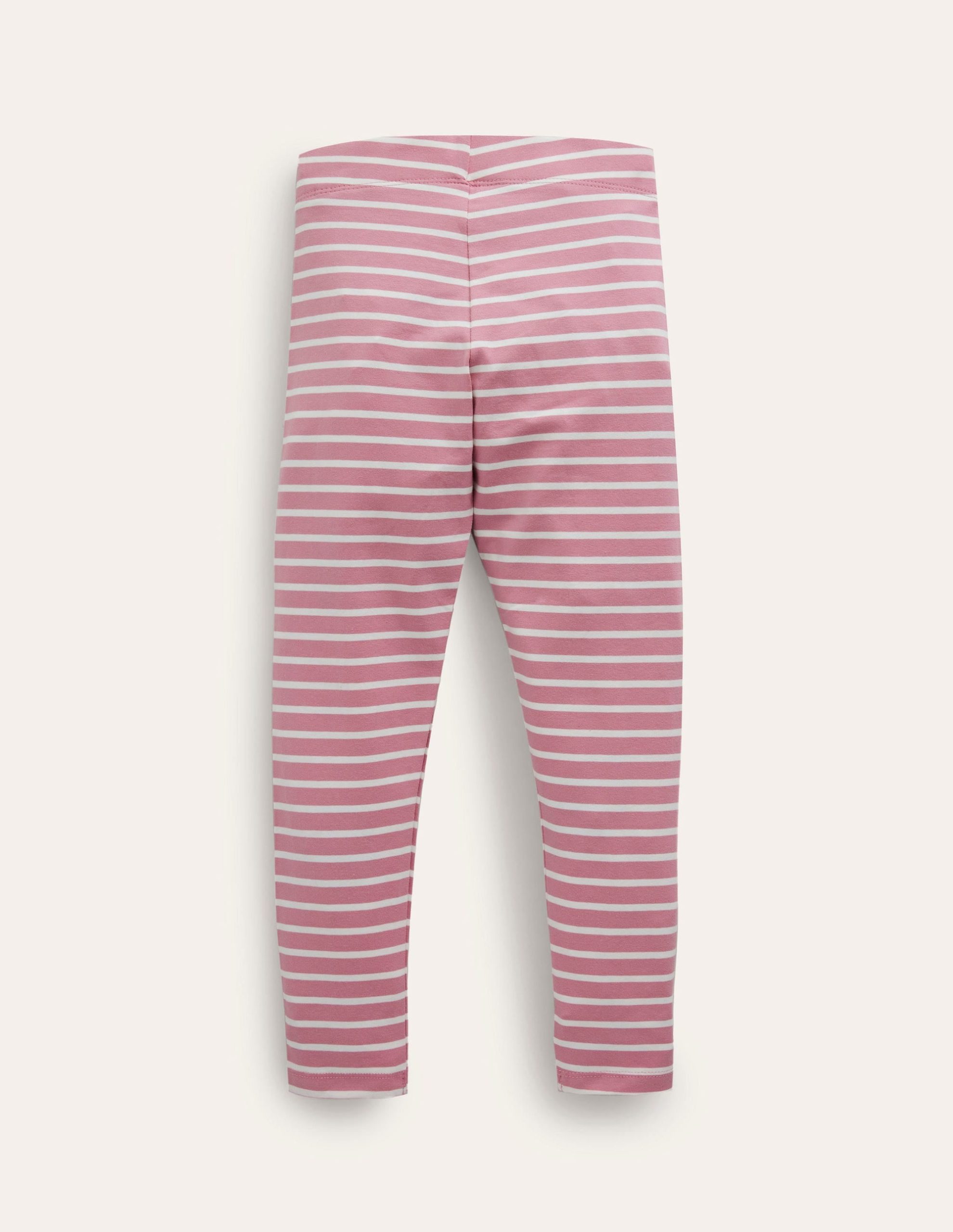 Fun Leggings-Formica Pink/Ivory Stripe - Image 2