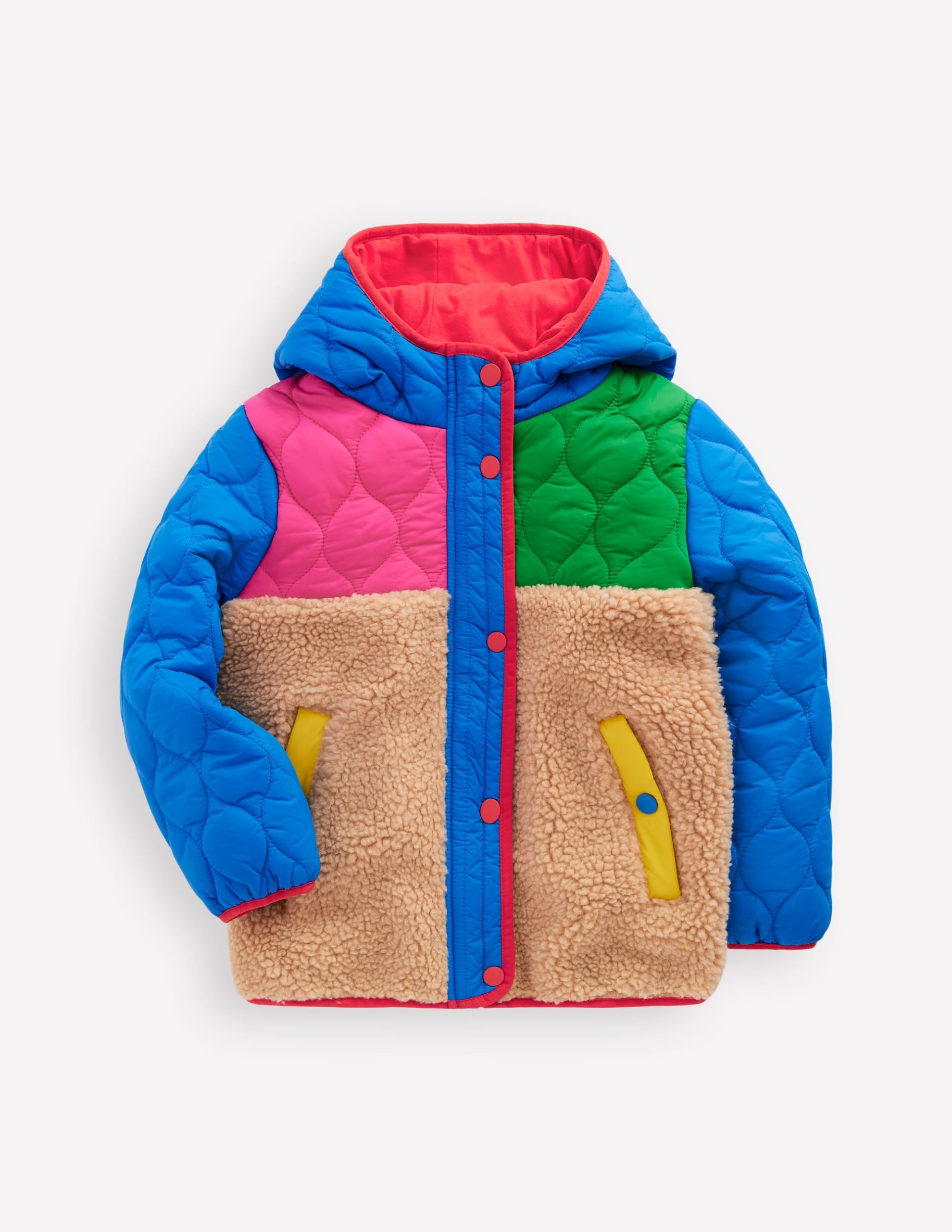 Janie Borg Mix Jacket-Multi Colourblock