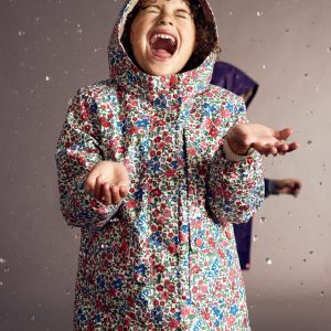 4-in-1 Waterproof Coat-Rapture Rose Flowerbed