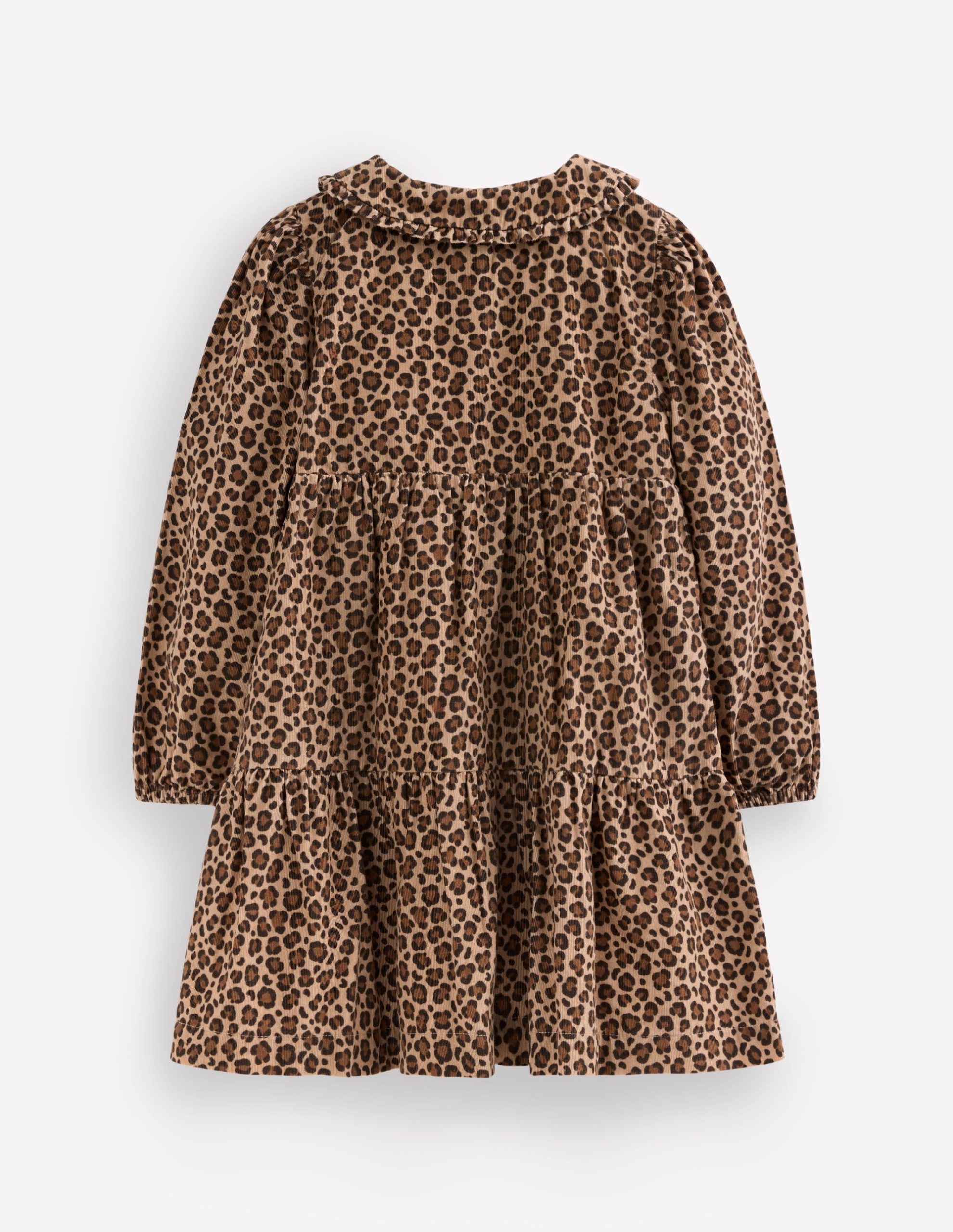 Minna Collared Woven Dress-Leopard - Image 6