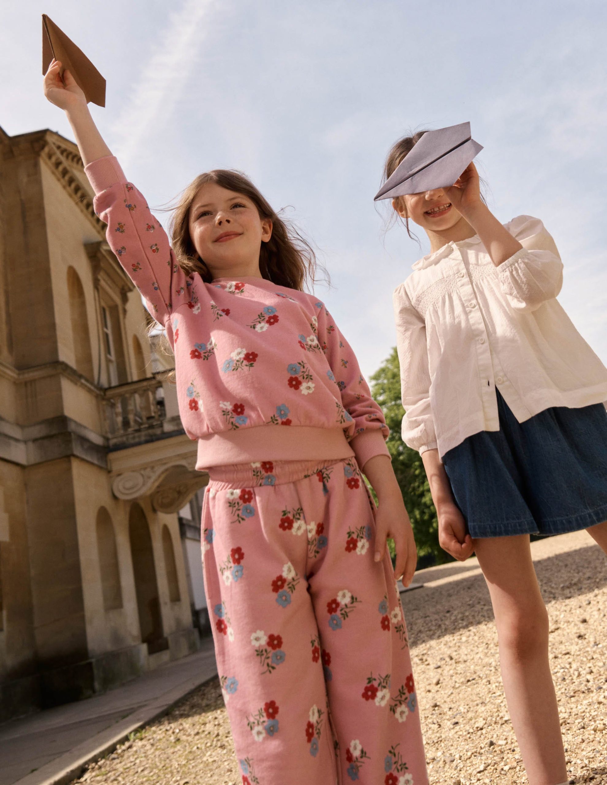 Fun Jogger-Vintage Pink Posy