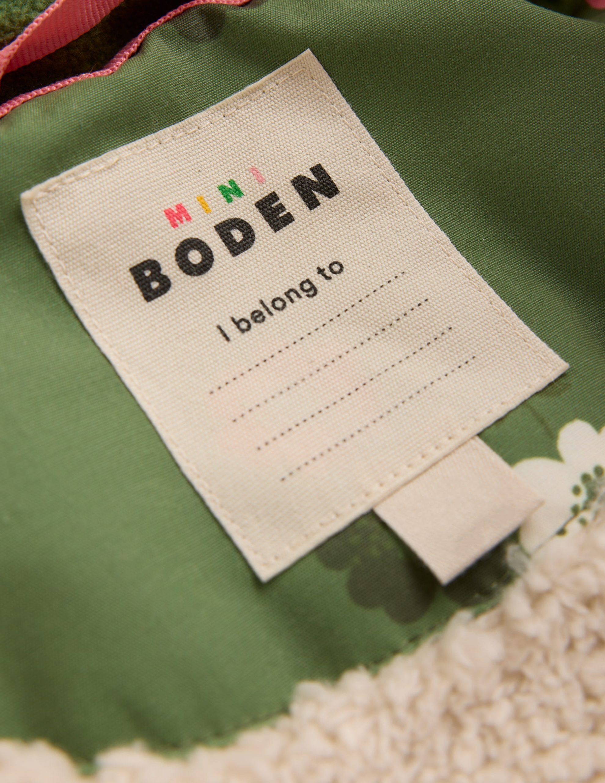 Joni Quilted Parka Coat-Green Floral - Image 6