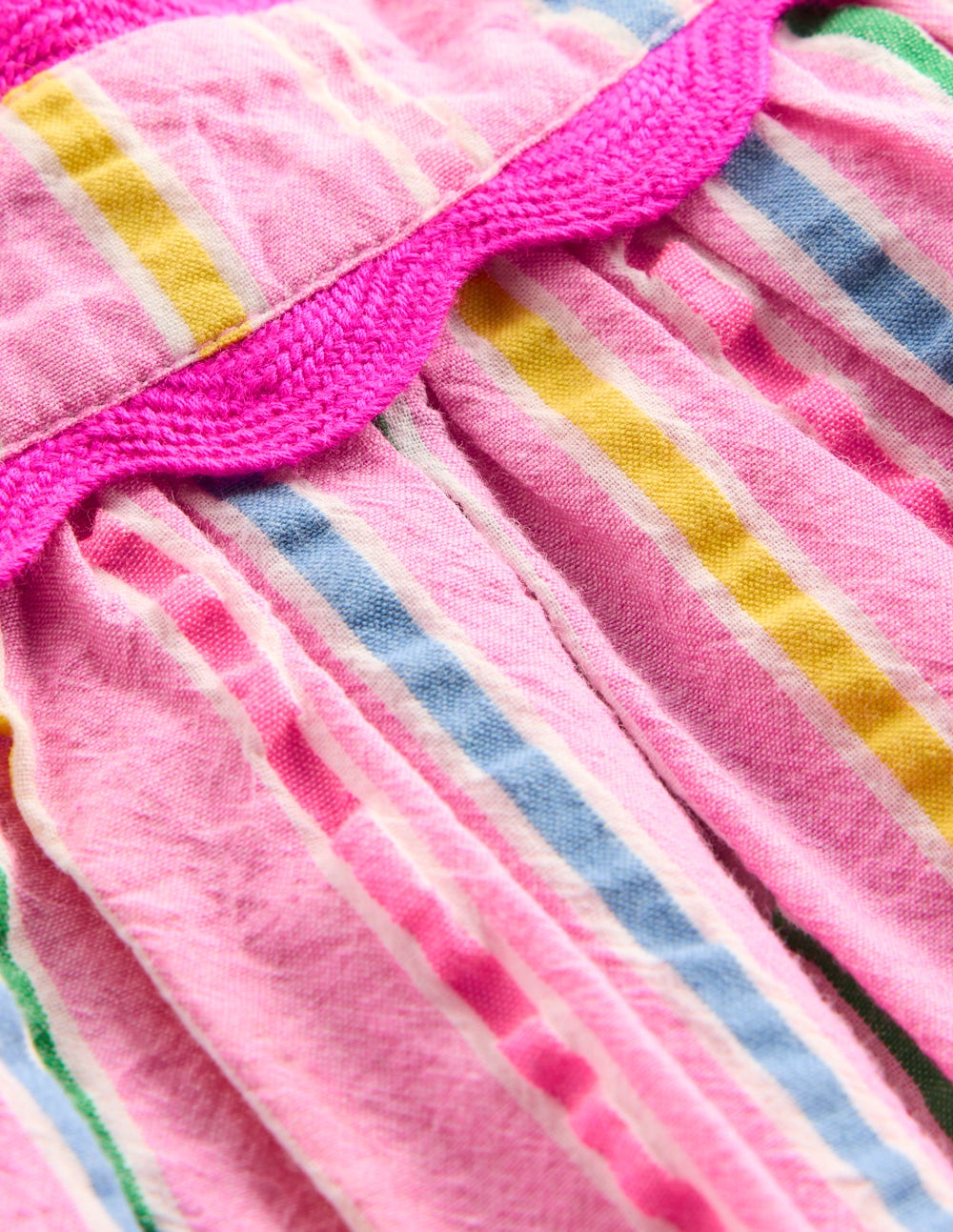 Maribel Strappy Swing Sundress-Pink Multi Stripe - Image 7