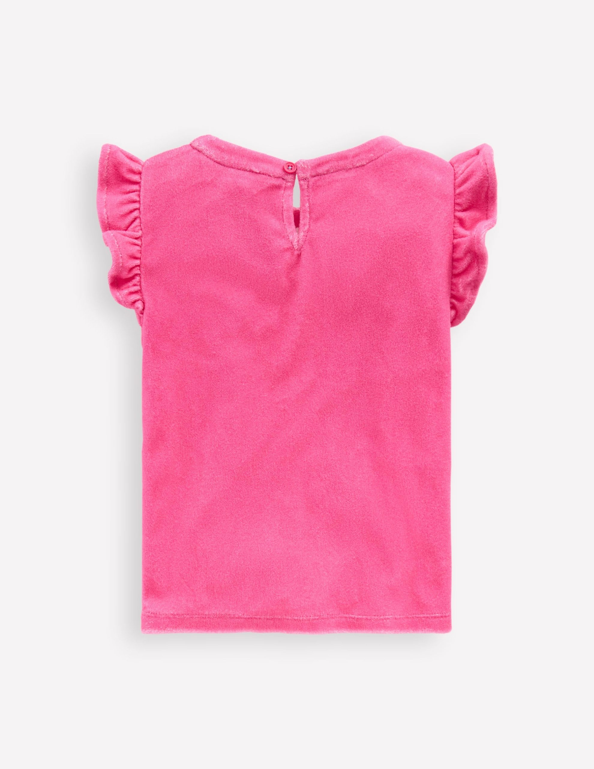 Relaxed Towelling Top-Sorbet Pink - Image 2