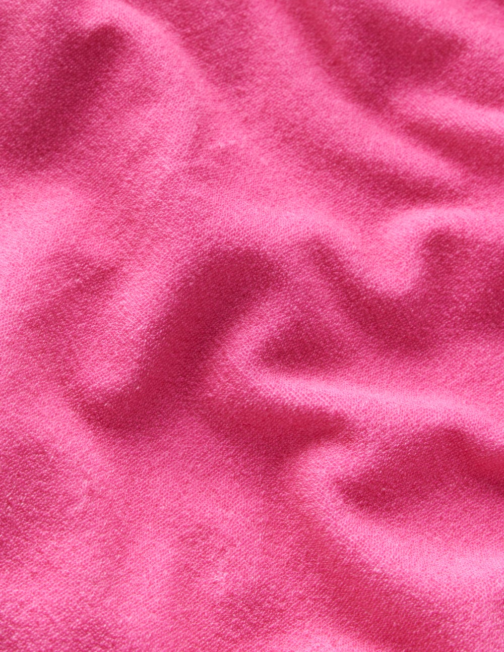 Relaxed Towelling Top-Sorbet Pink - Image 3