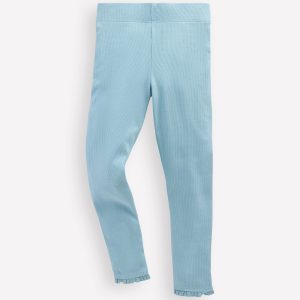 Ribbed Leggings-Vintage Blue