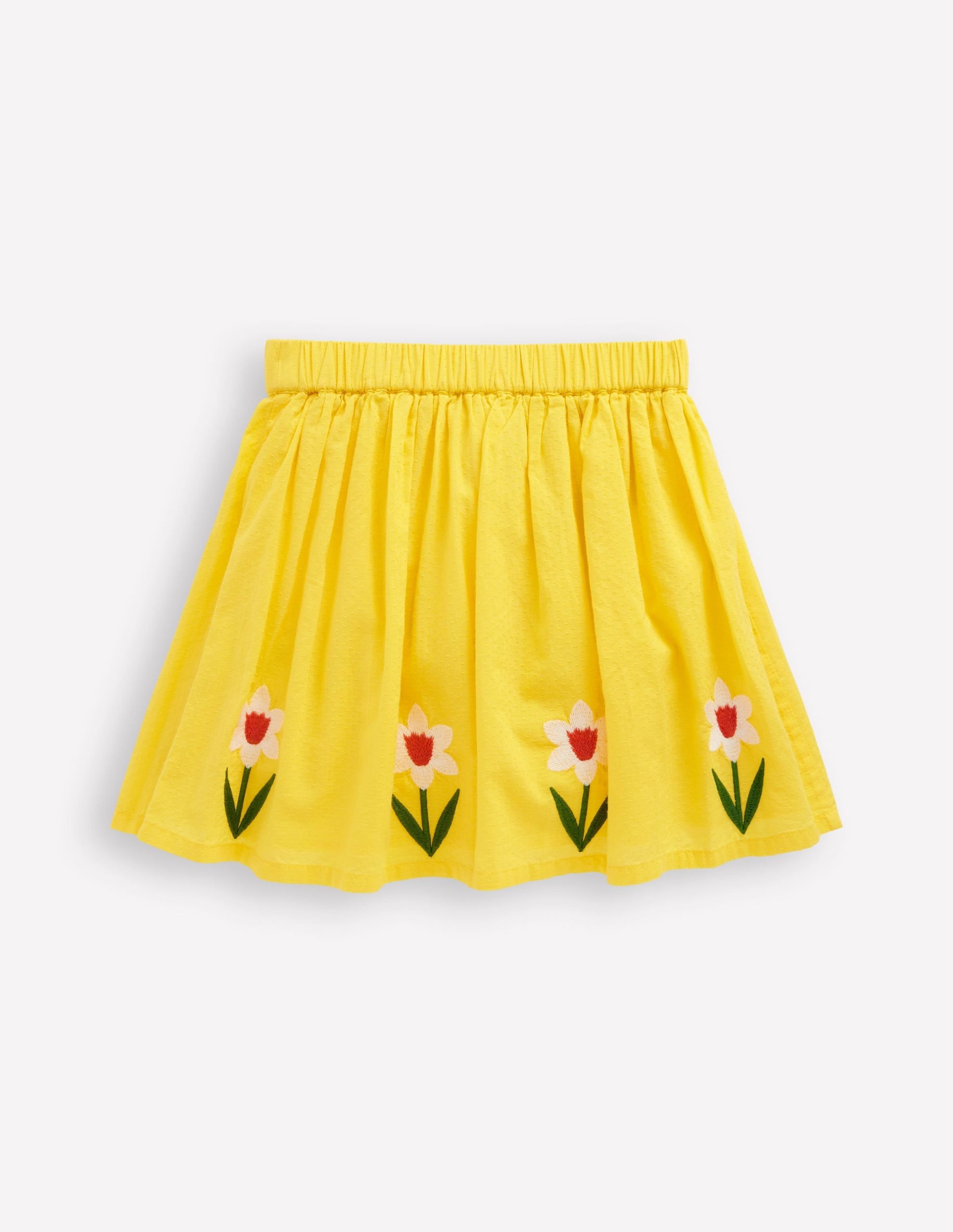 Appliqu?? Skirt-Tropical Yellow Flowers - Image 2