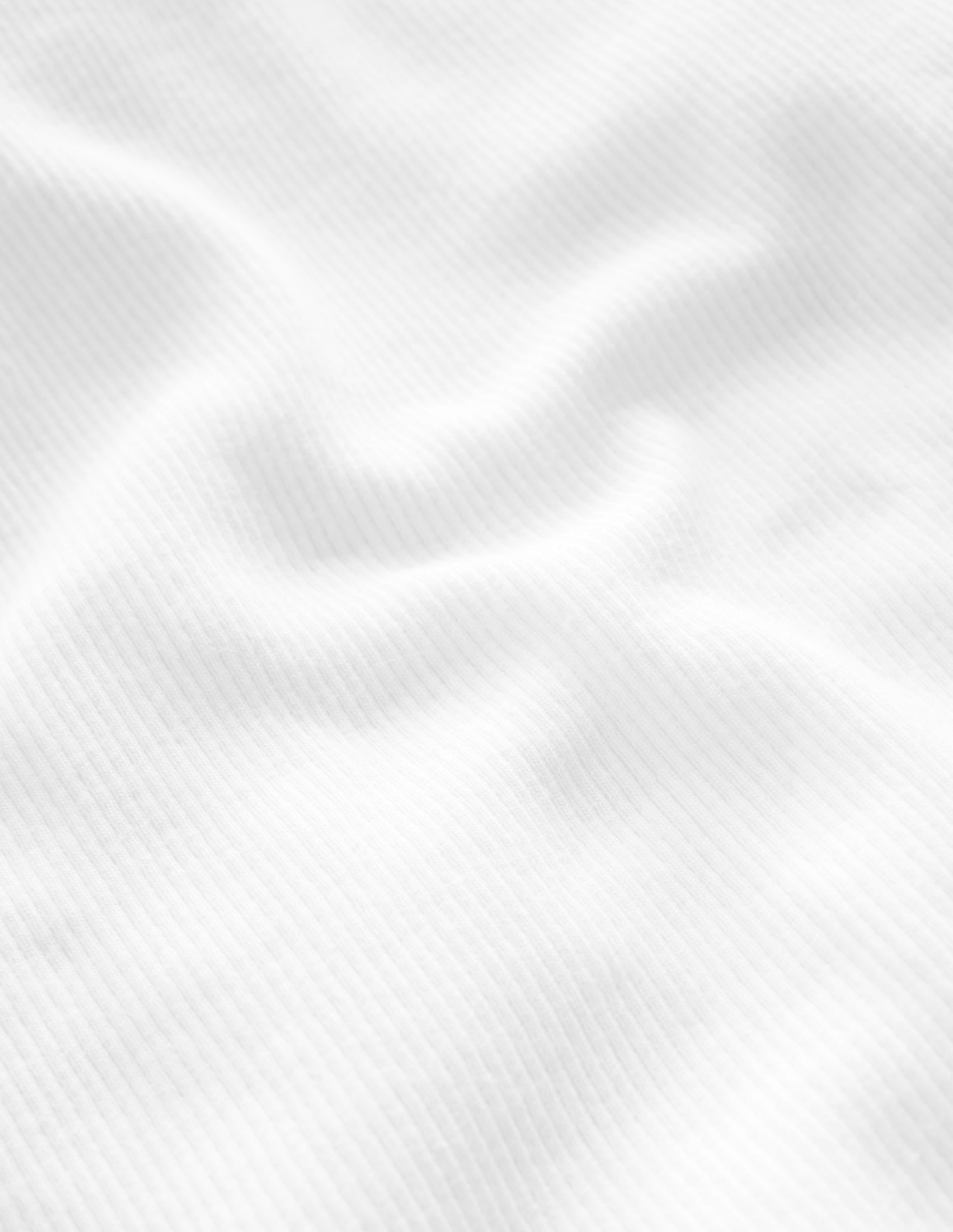 Ribbed Lace Trim Tank Top-White - Image 3