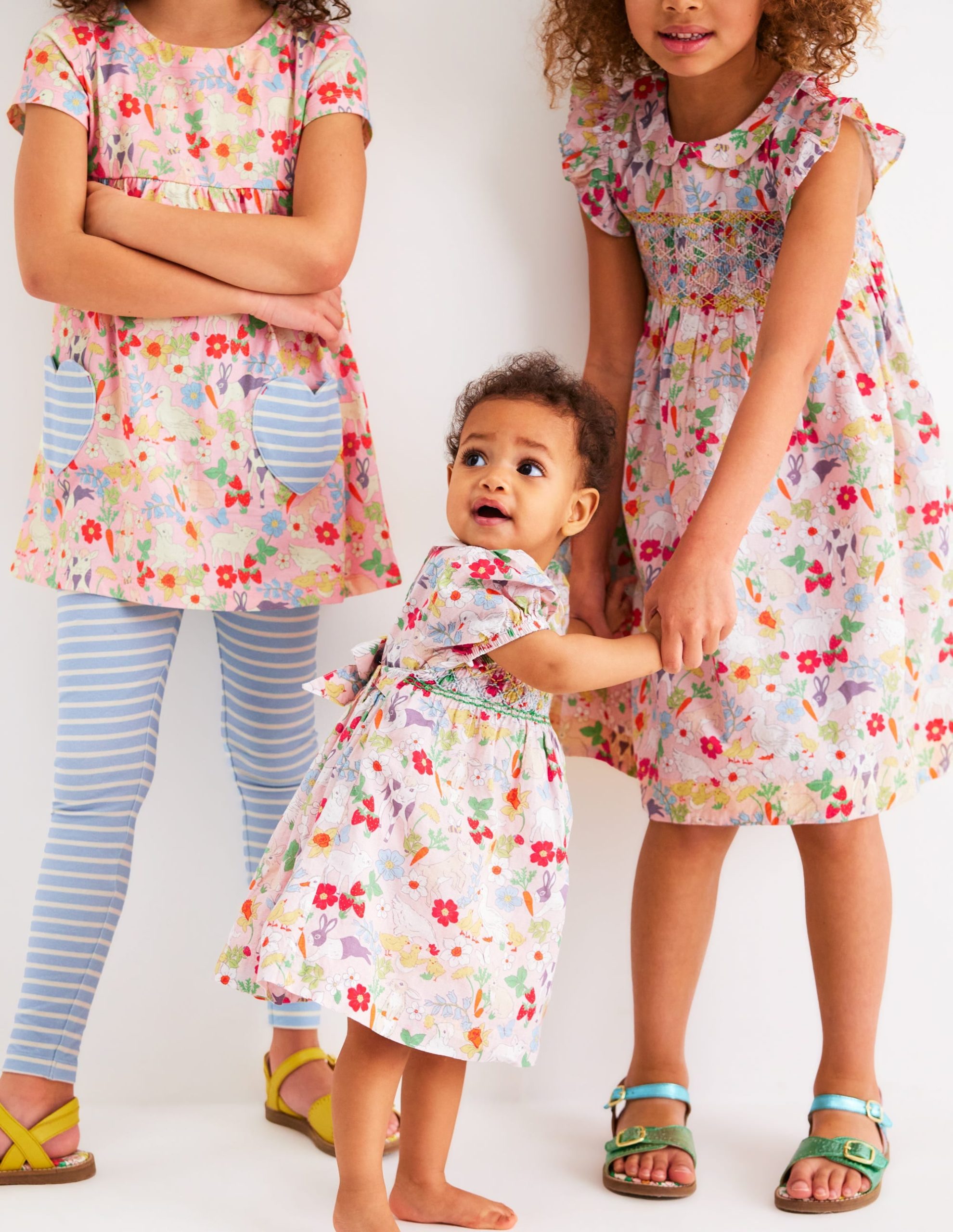 Adeline Smocked Dress-Lilac Spring Meadow - Image 4