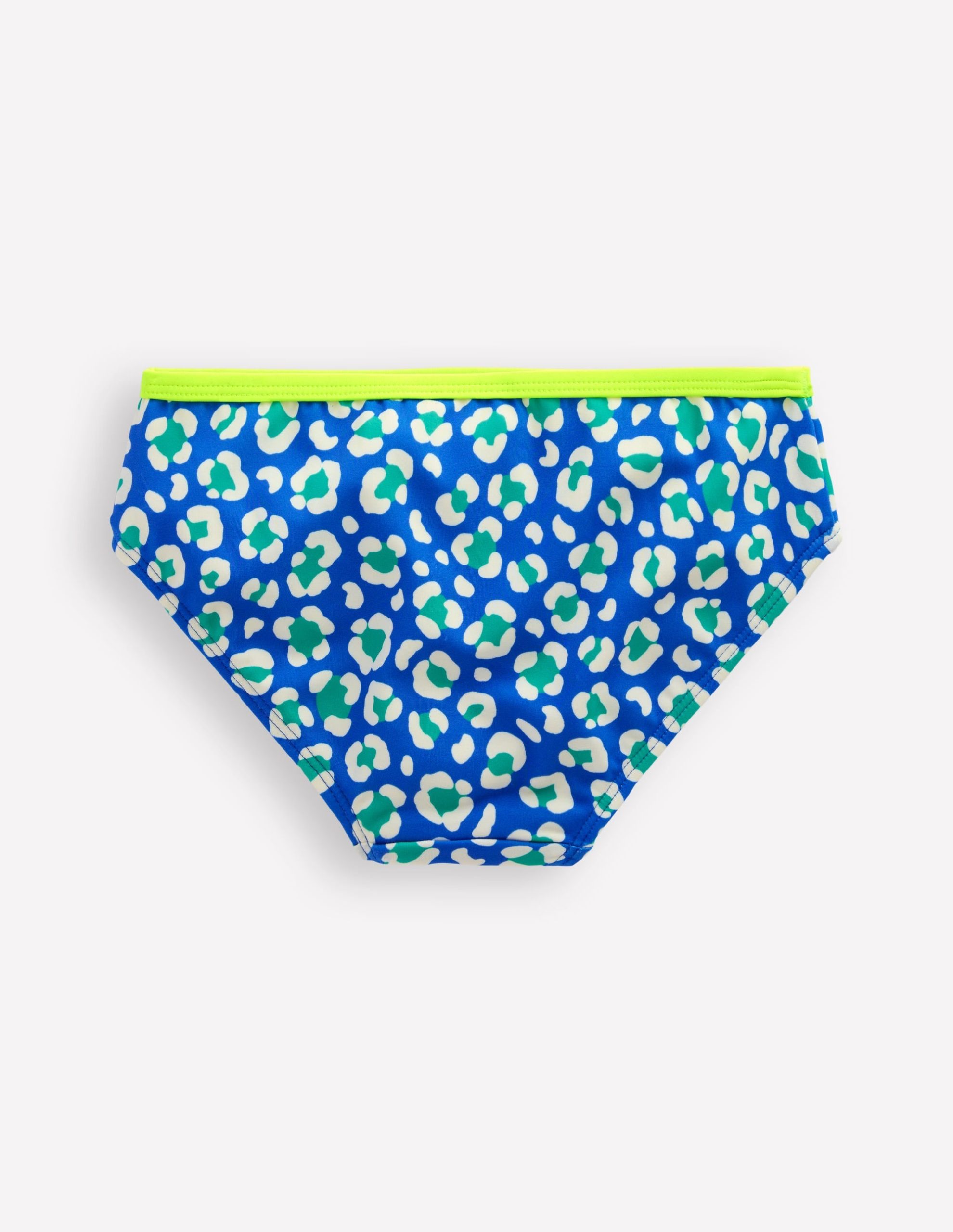 Patterned Bikini Bottoms-Aquamarine Leopard - Image 2