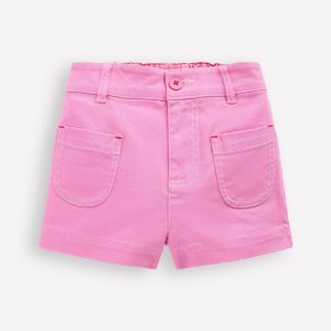 Patch Pocket Shorts-Vintage Mauve