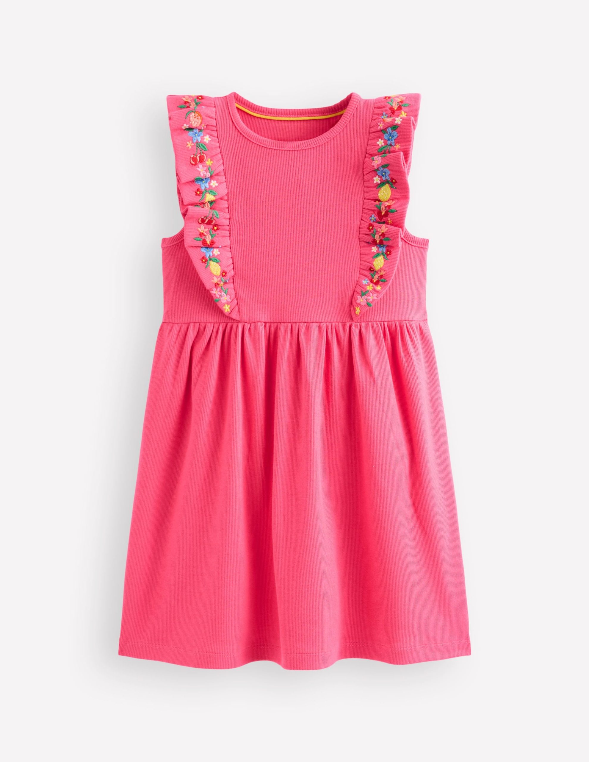 Frieda Embroidered Dress-Rose Petal Pink - Image 2