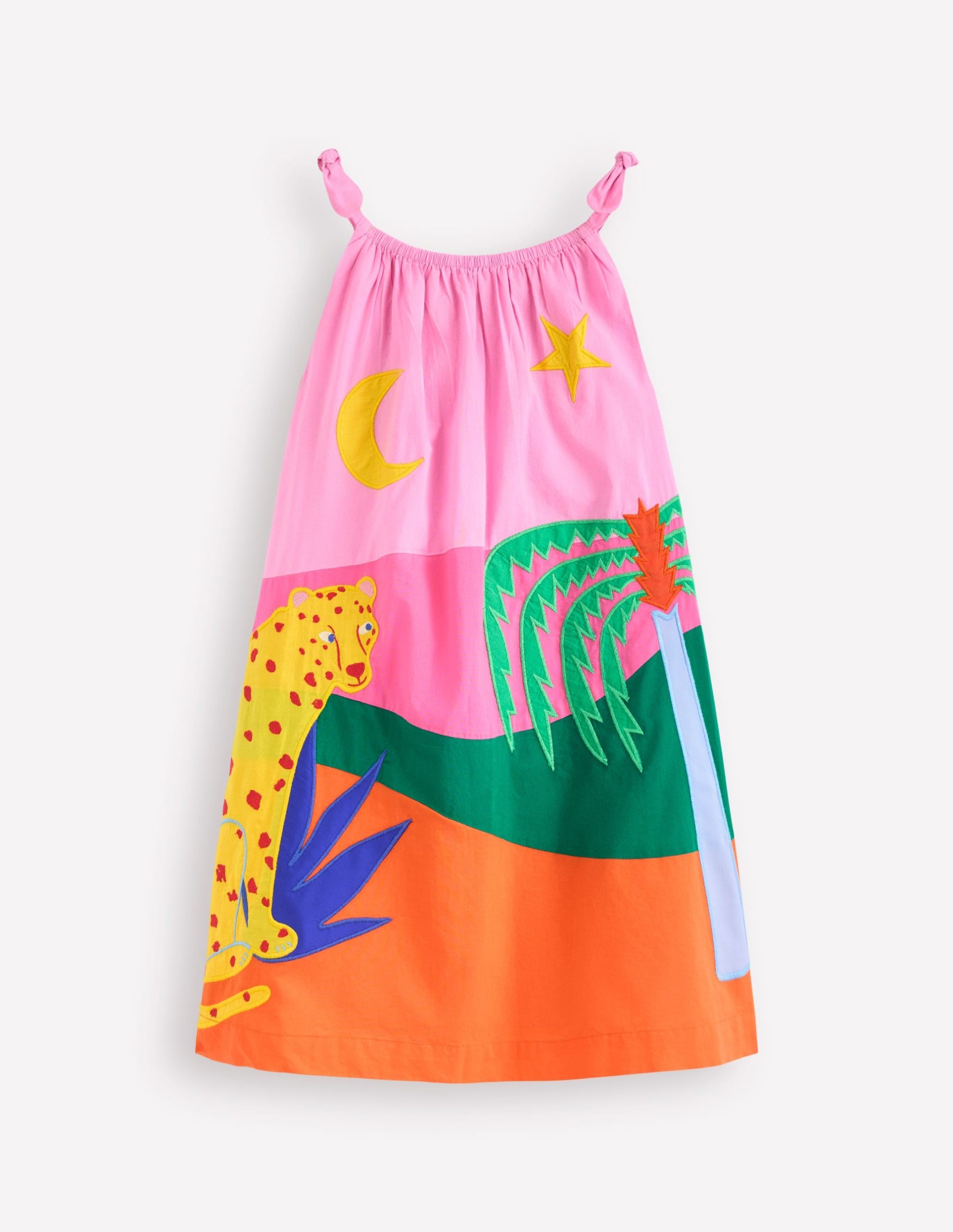 Strappy Appliqu?? Dress-Vintage Mauve - Image 3