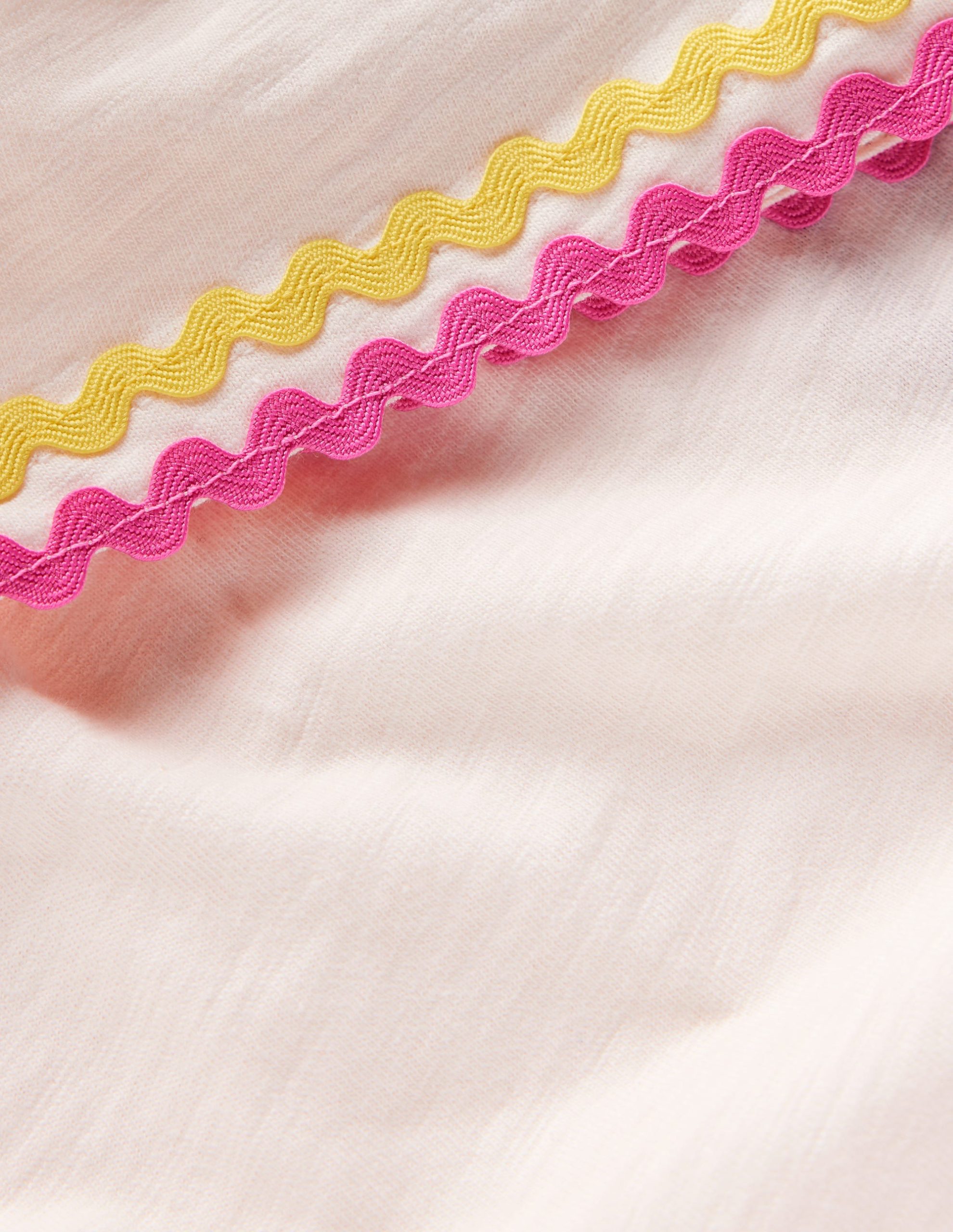 Trim Detail Pretty Top-Soft Ivory - Image 4