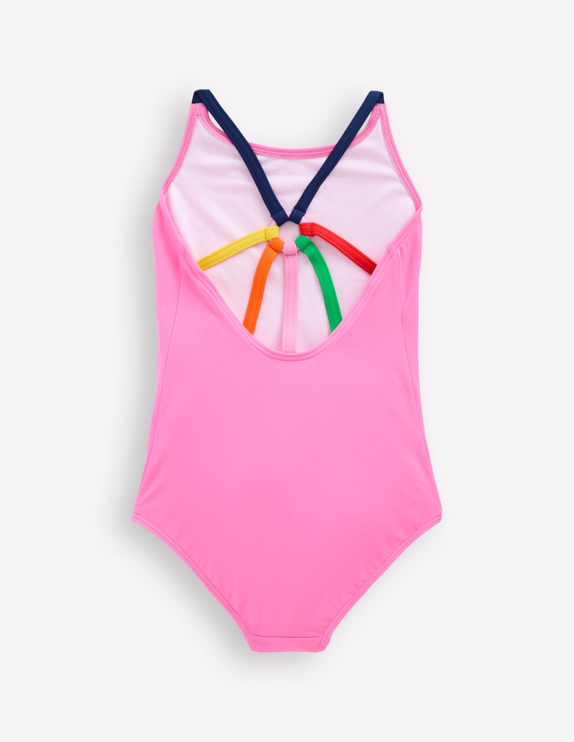 Selena Rainbow Strap Swimsuit-Strawberry Milkshake - Image 3