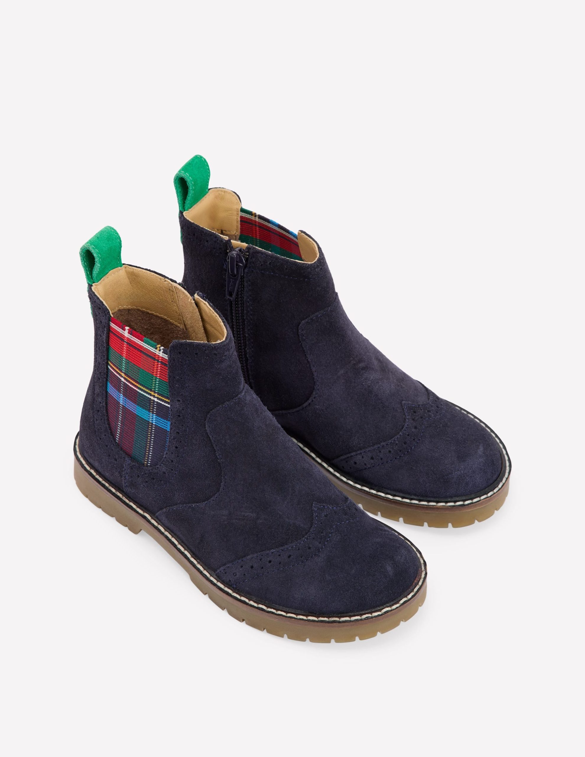 Suede Chelsea Boots-College Navy Suede - Image 2