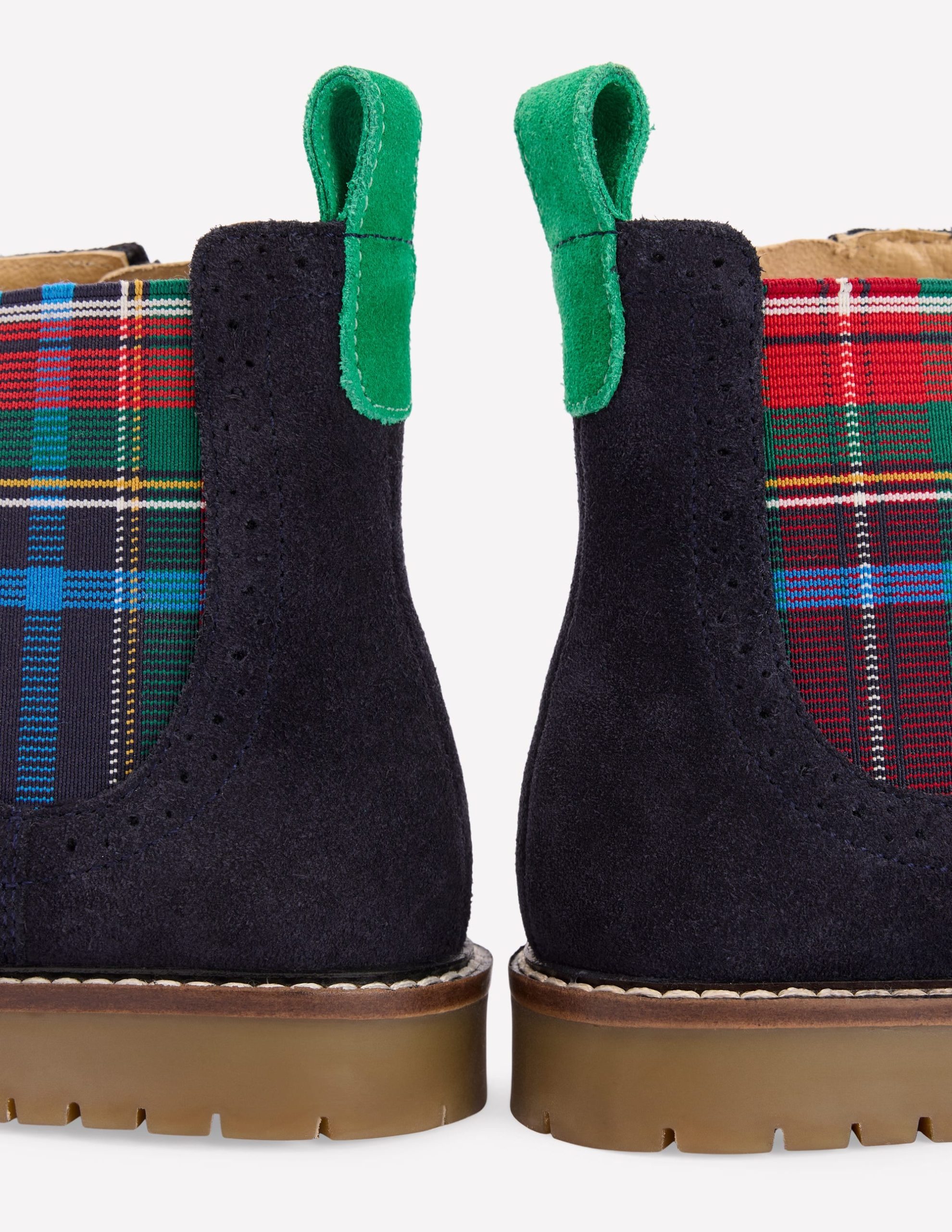 Suede Chelsea Boots-College Navy Suede - Image 3