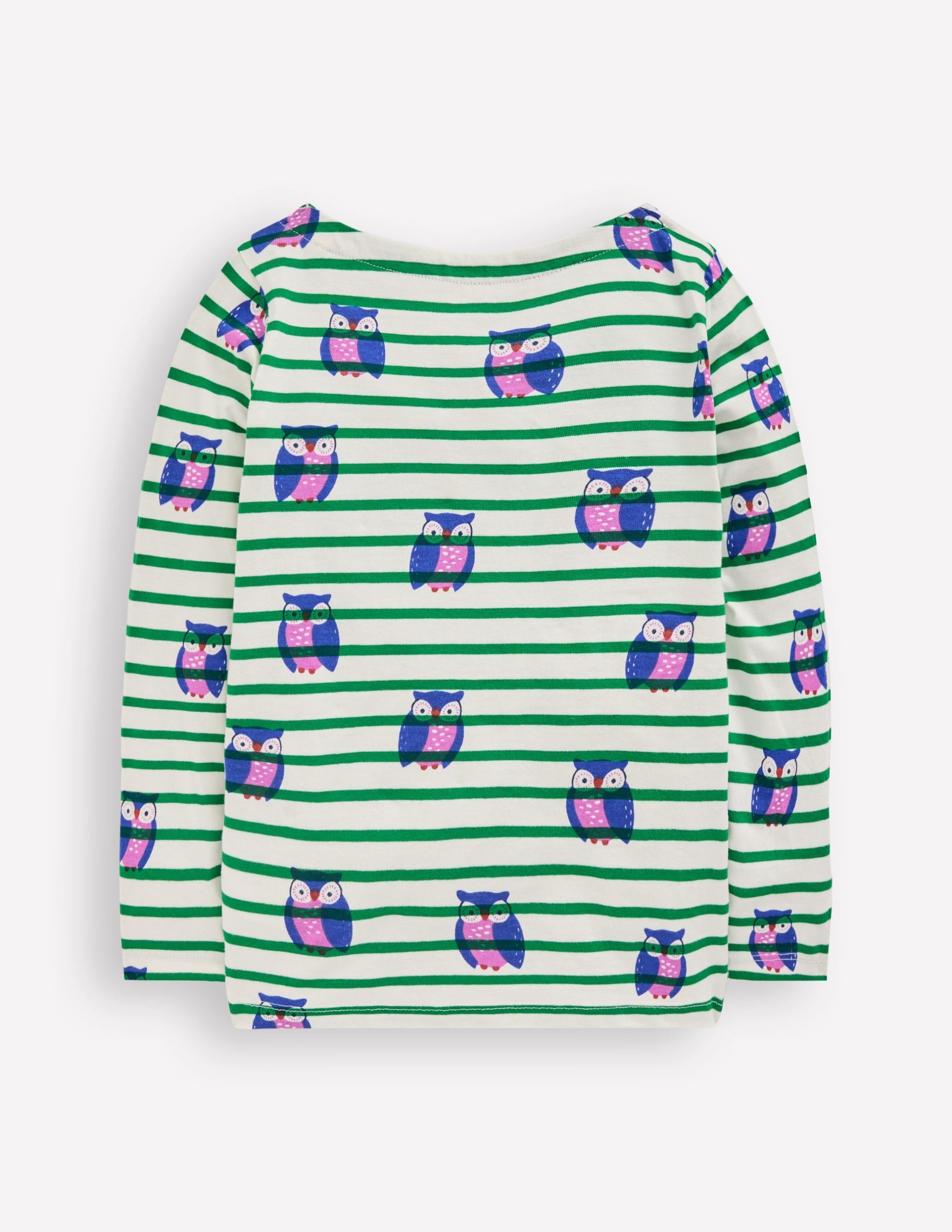 Ella Breton-Ivory/Rich Emerald Owls - Image 2