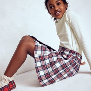 Ribbed Roll Neck Top-Ivory