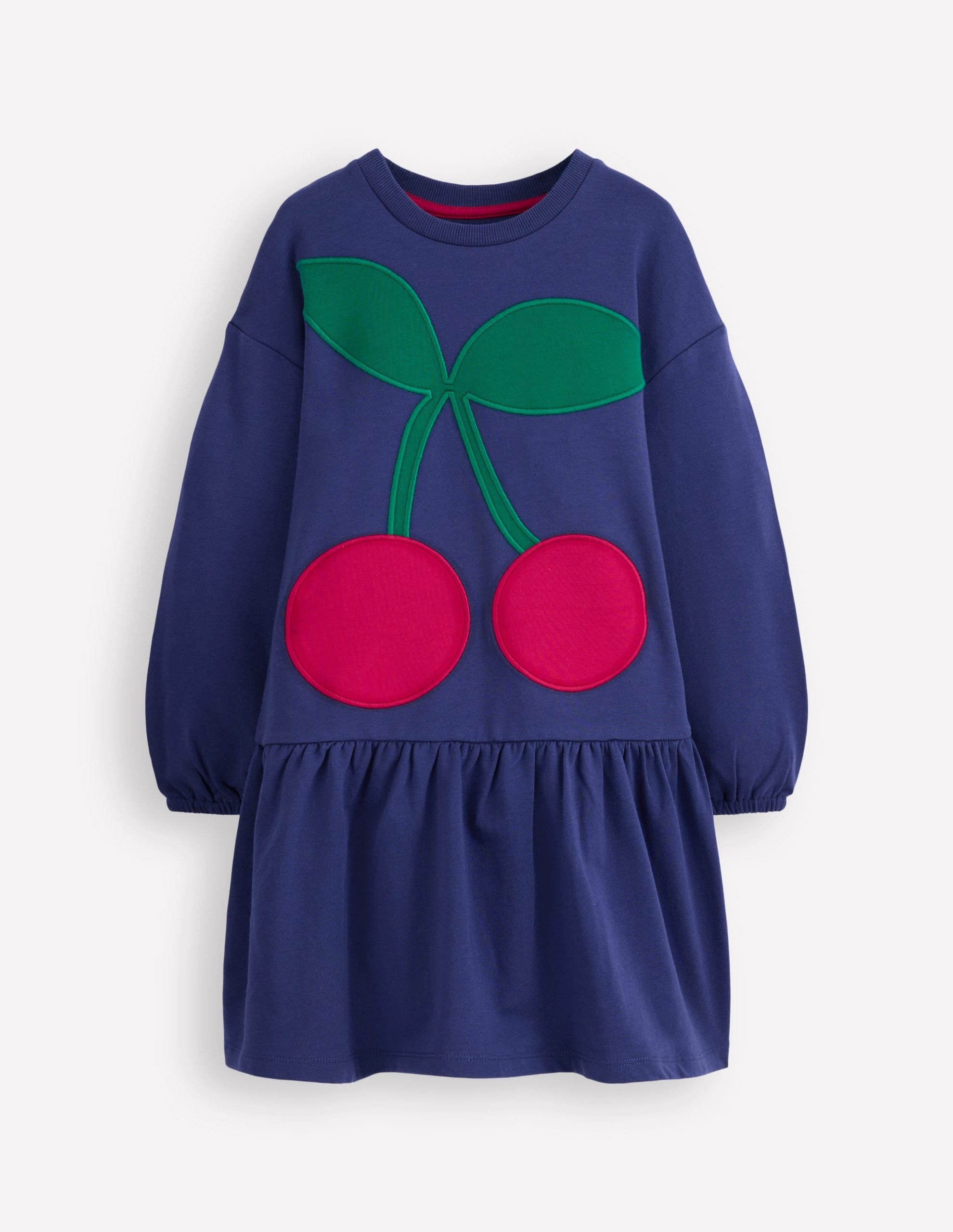 Logo Sweatshirt Dress-Starboard Blue Cherry - Image 2