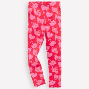 Fun Leggings-Rockabilly Red