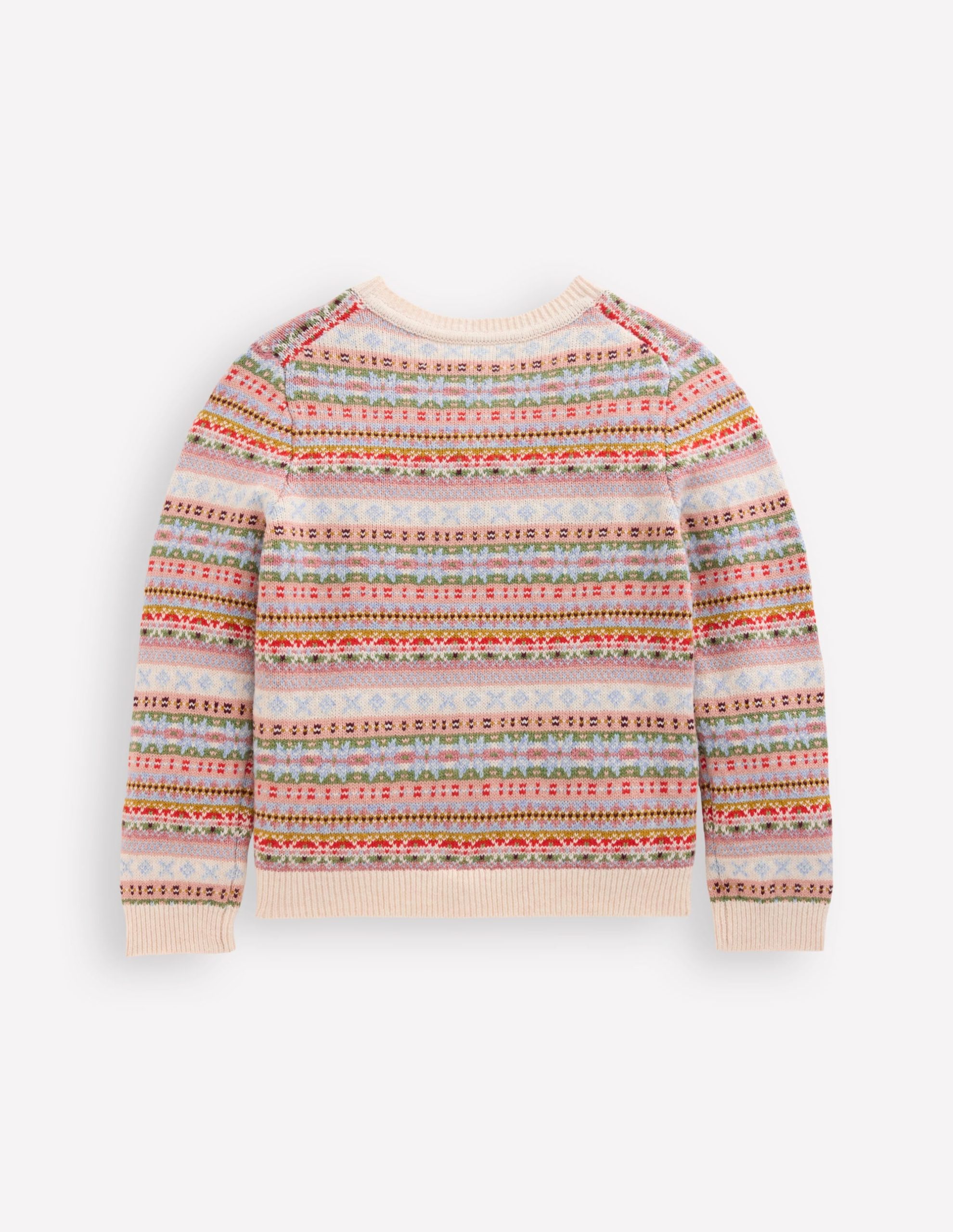 Edie Fair Isle Cardigan-Soft Multi - Image 2