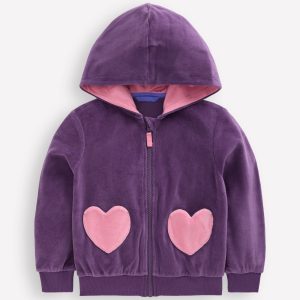 Velour Hoodie-Mystical Purple