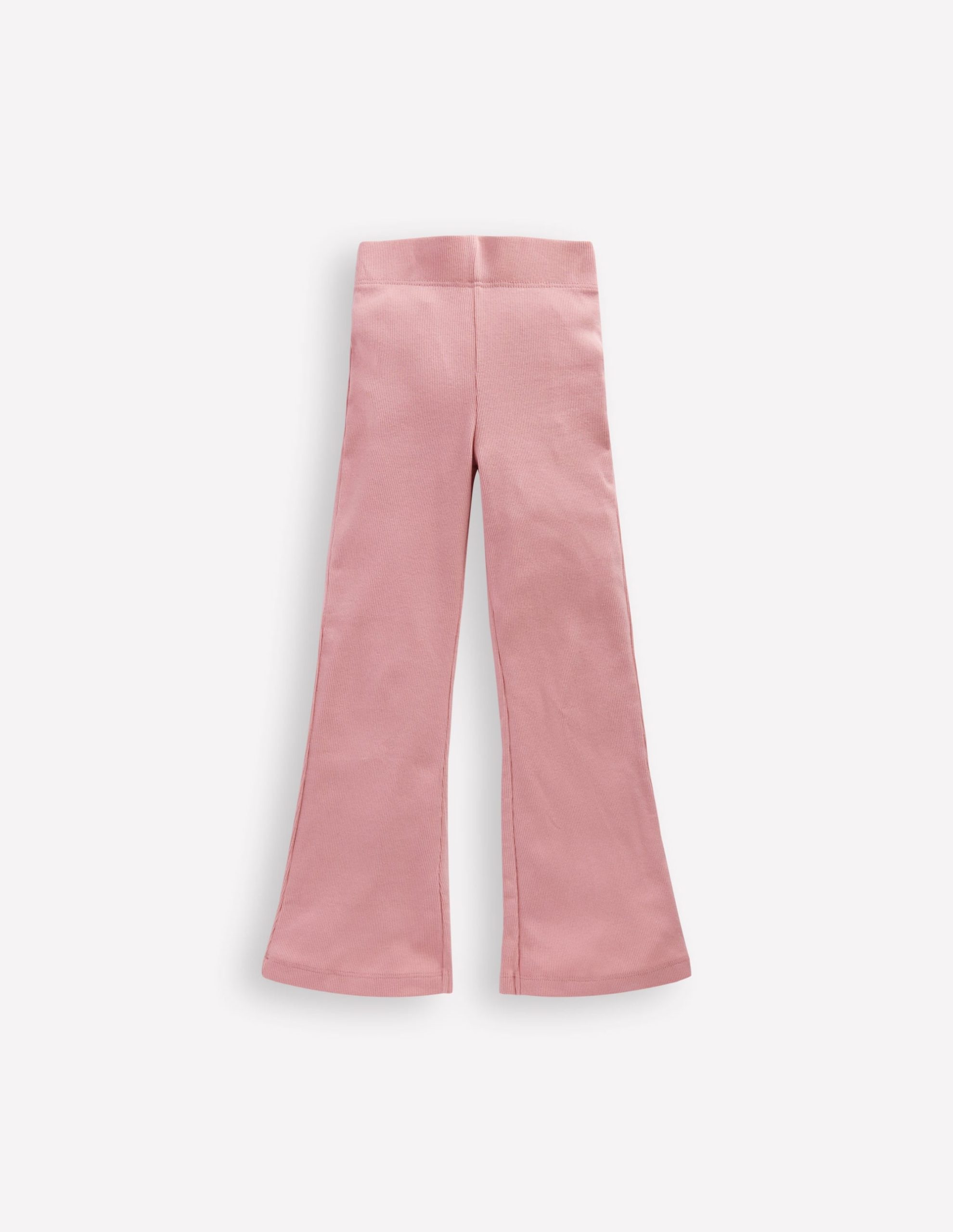 Ribbed Flare Leggings-Vintage Pink - Image 4