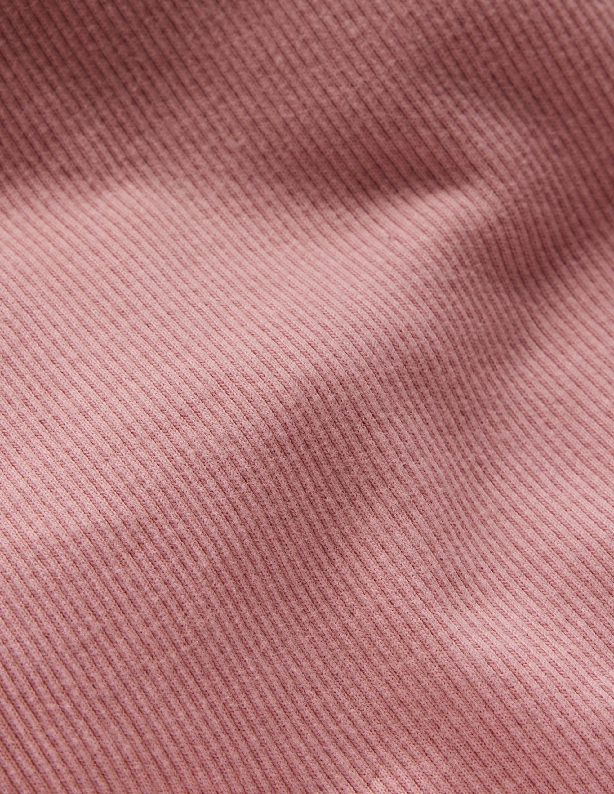 Ribbed Flare Leggings-Vintage Pink - Image 5