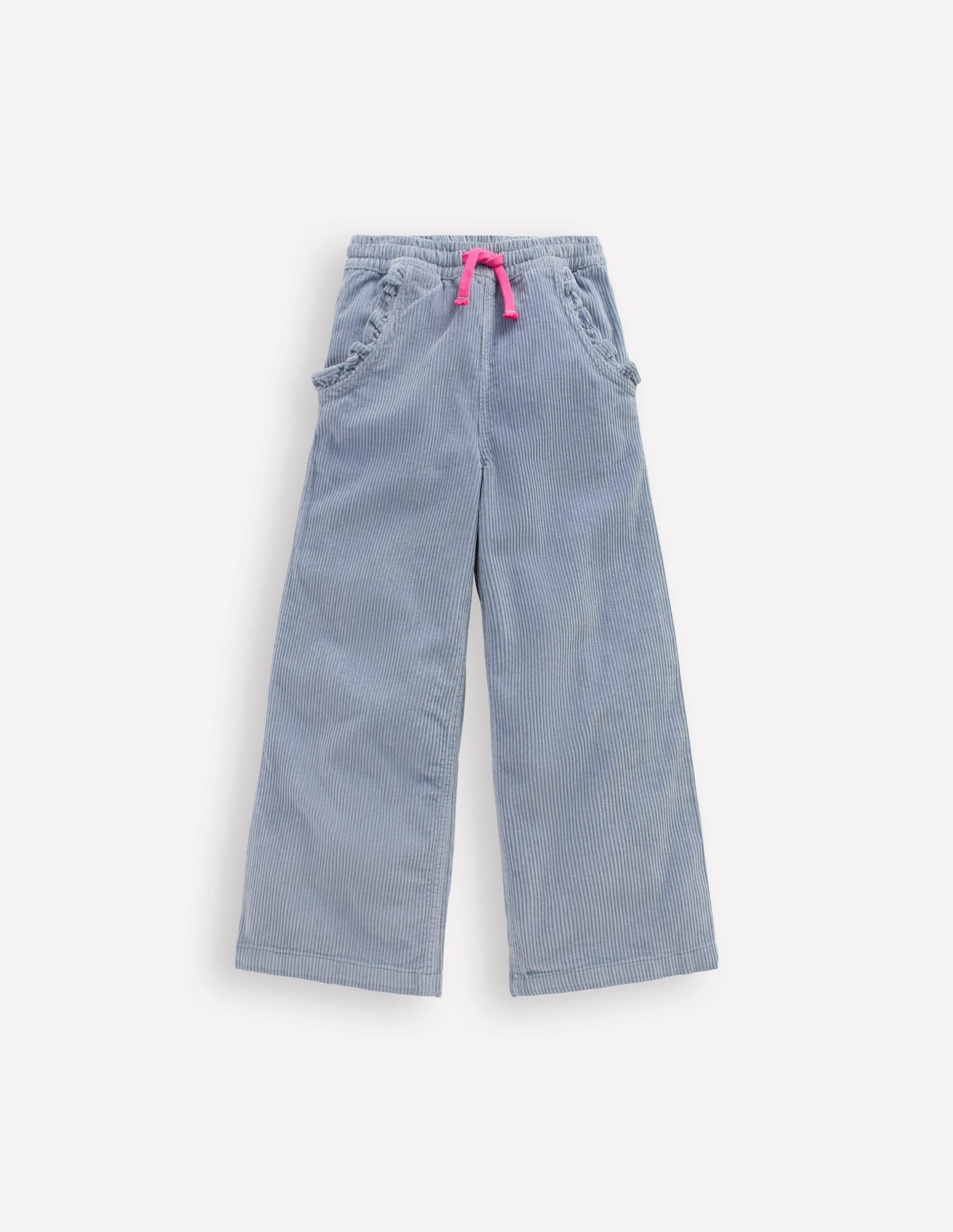 Relaxed Cord Pants-Blue