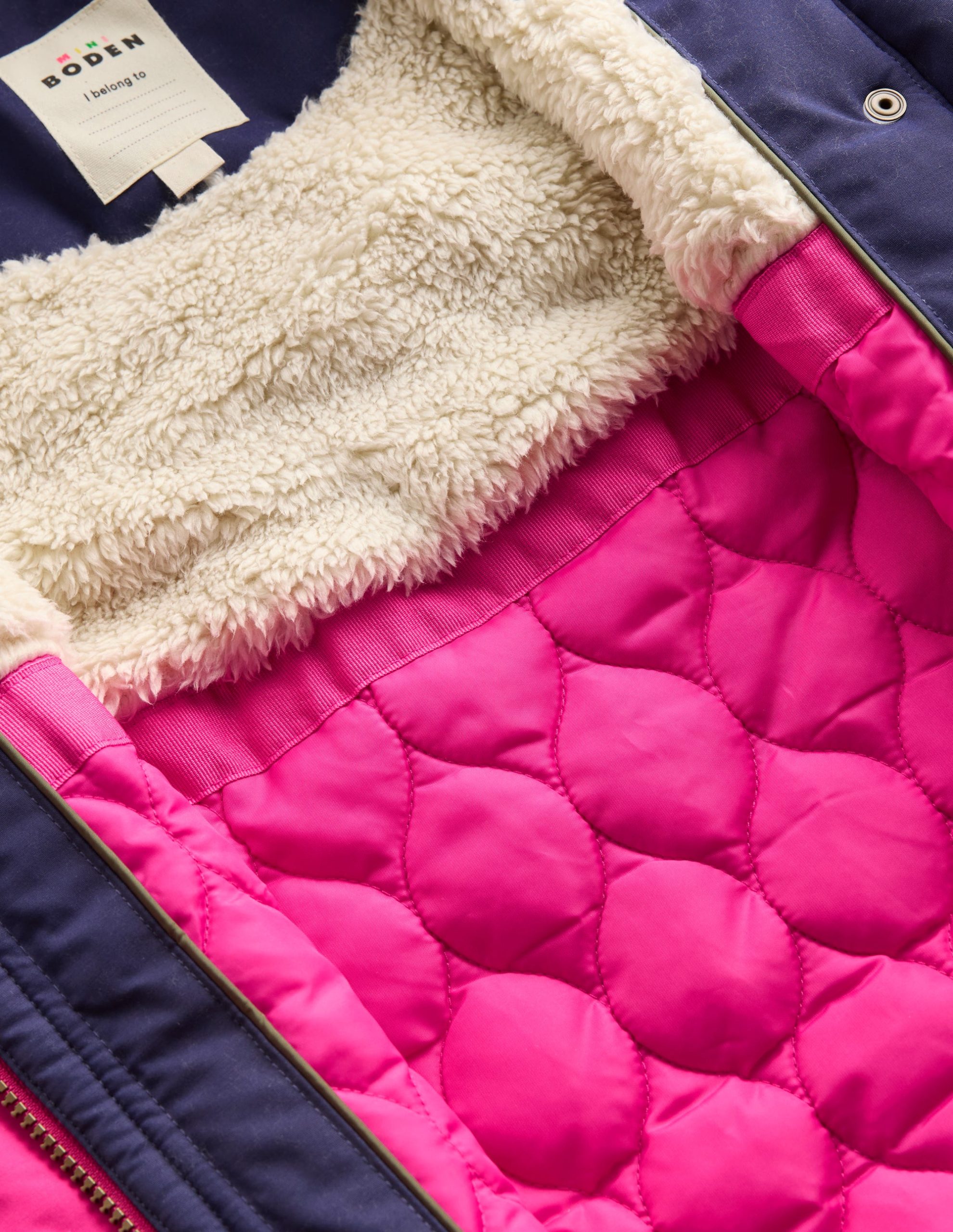 Joni Quilted Parka Coat-Multi Colourblock - Image 6