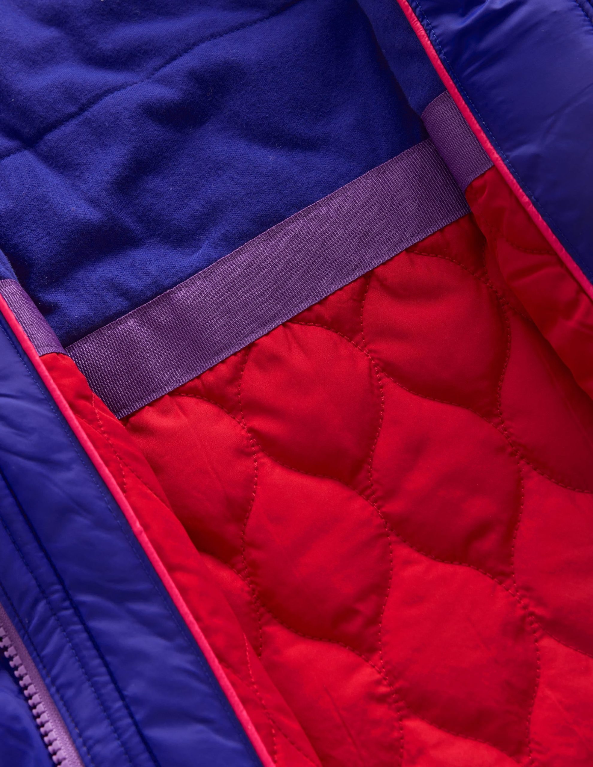 Cosy Longline Coat-Purple Heart Print - Image 5