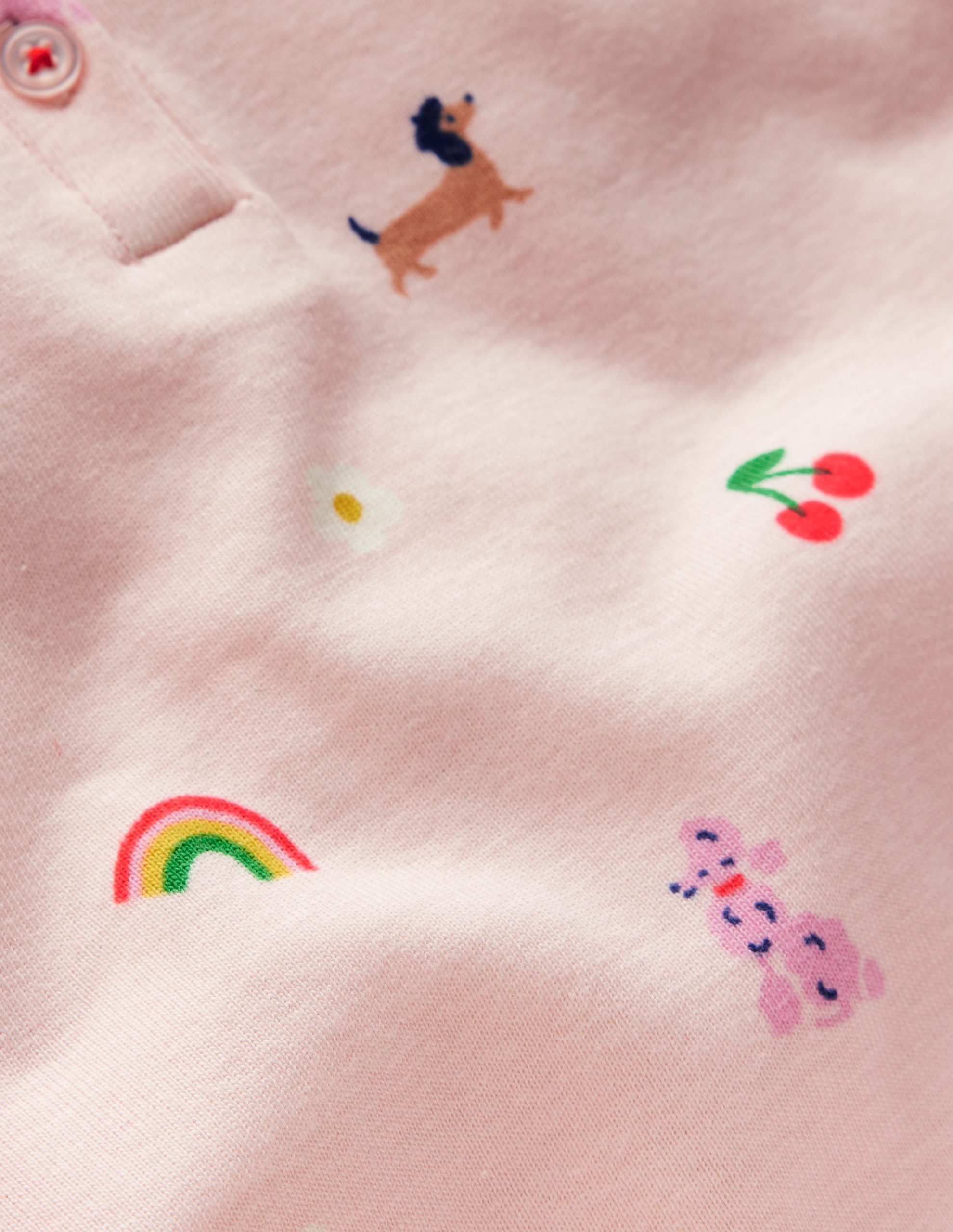 Snug Henley Pajamas-Chalk Pink Parisien - Image 3