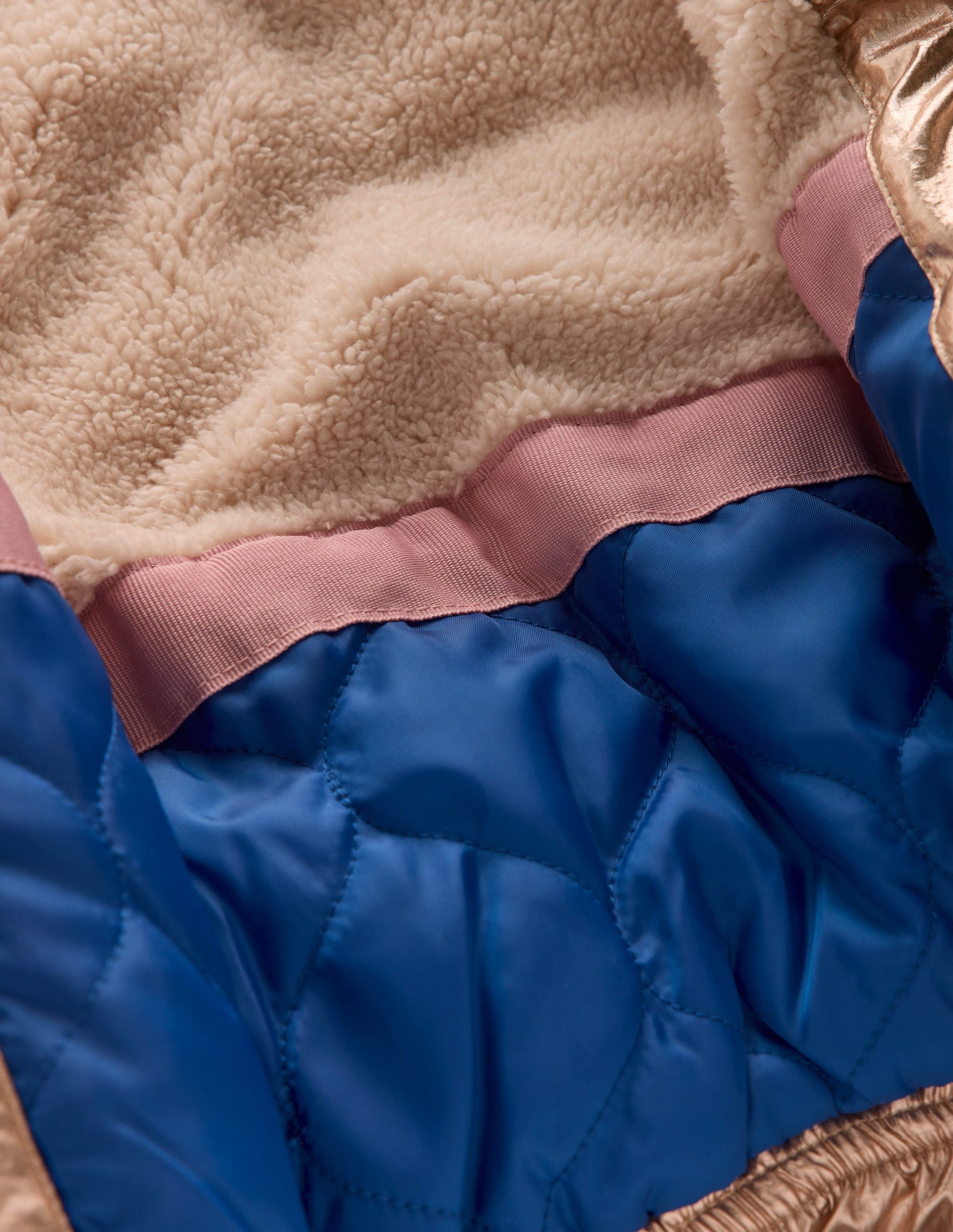 Fun Padded Coat-Gold - Image 6