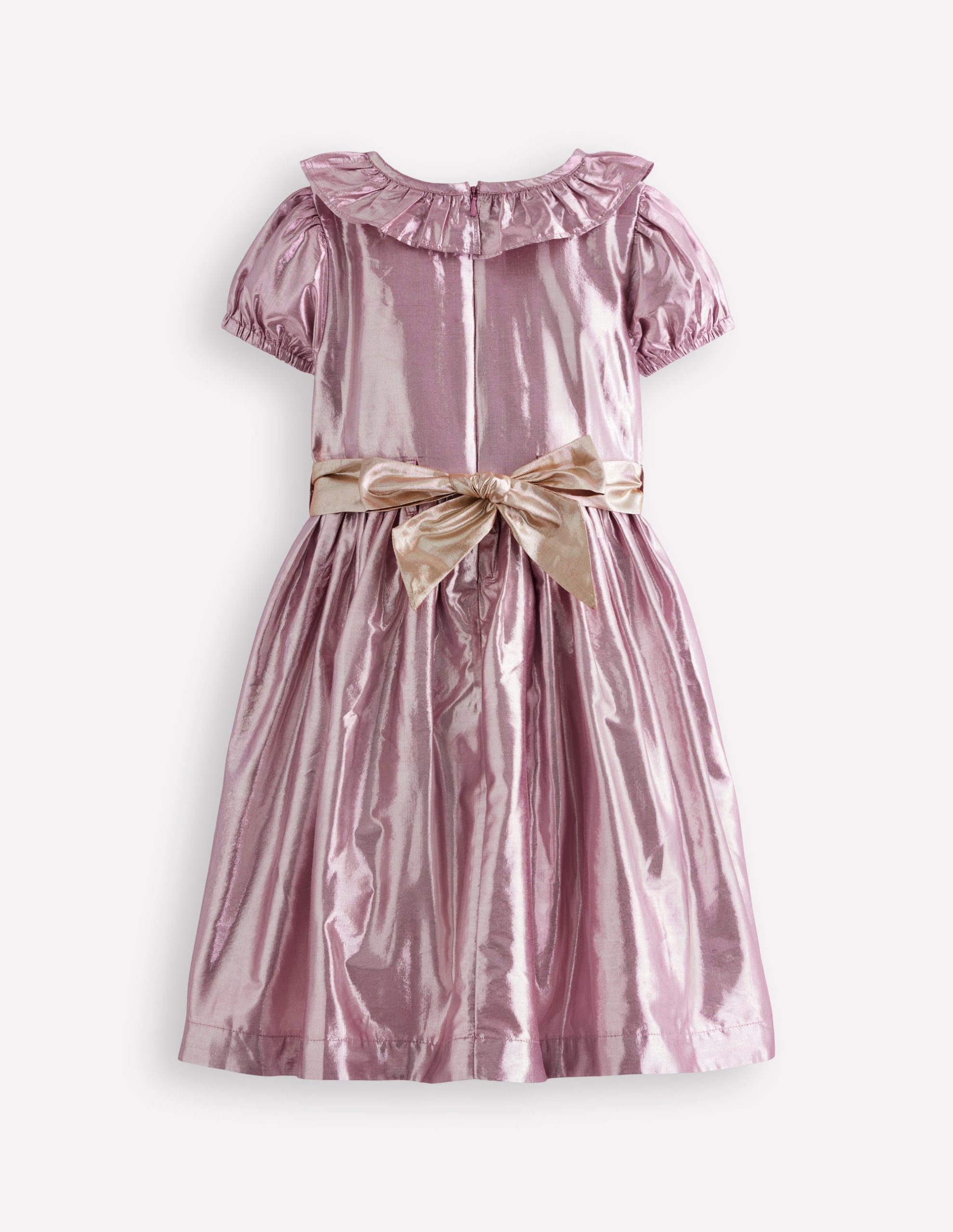 Fit & Flare Party Dress-Pink - Image 3