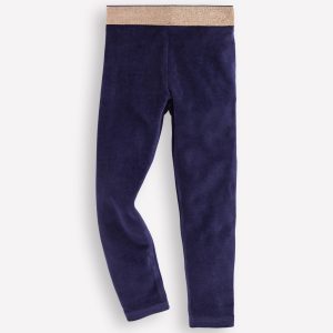 Velvet Leggings-Starboard Blue