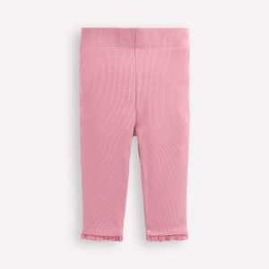 Ribbed Leggings-Vintage Pink