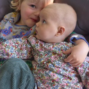 Yoke Detail Woven Dress-Coconut Berry Floral