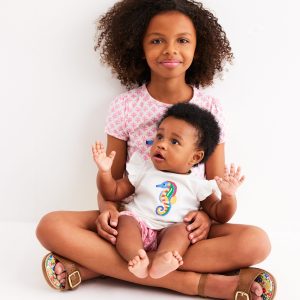 Ruffle Jersey Playset-Prism Pink and Coconut Milk