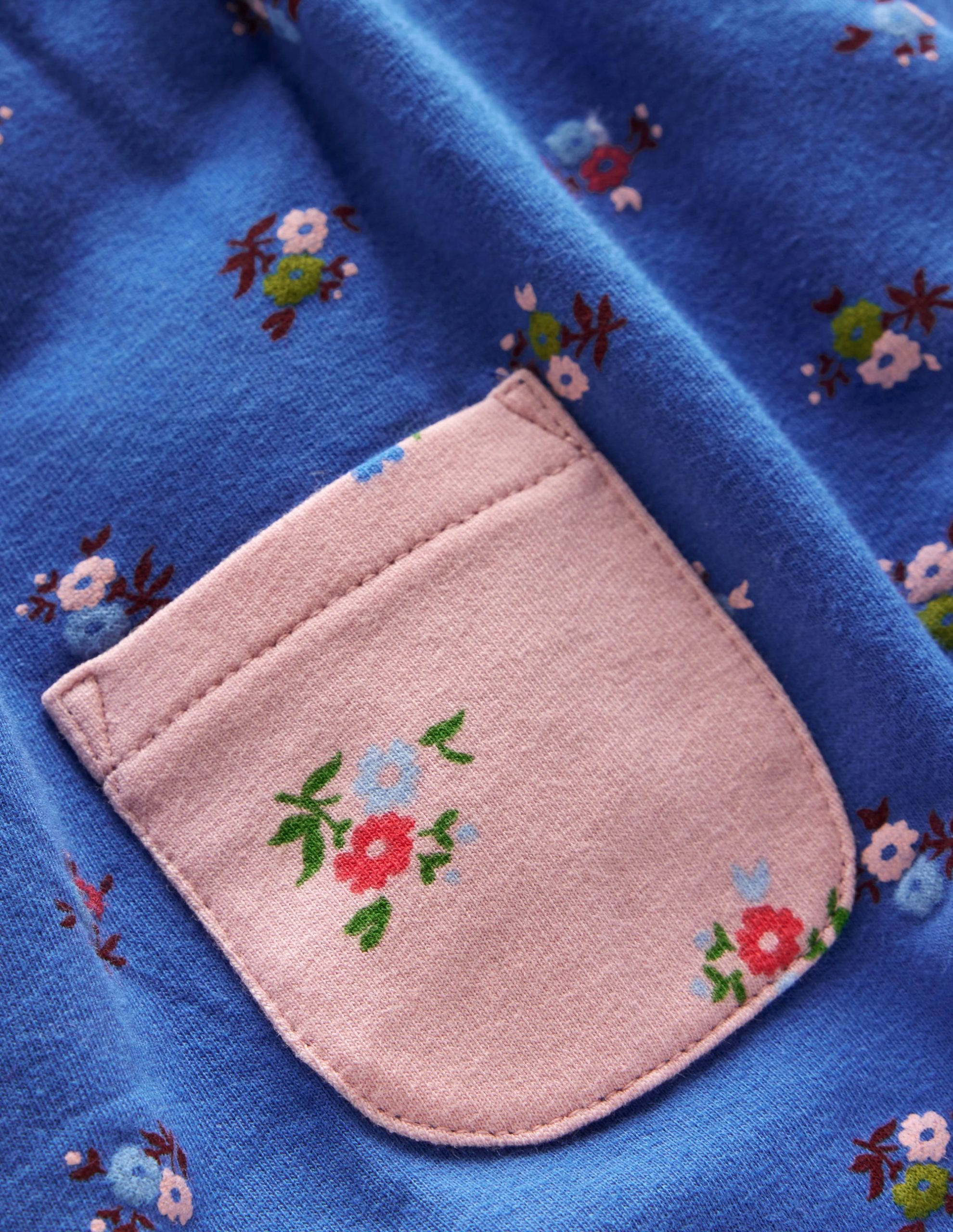 Jersey Overalls Set-Multi Spaced Ditsy - Image 3