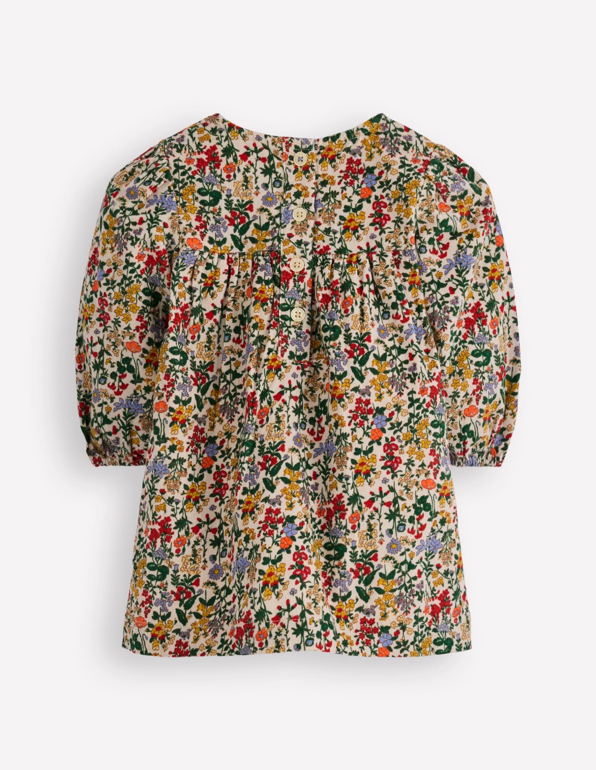 Yoke Detail Woven Dress-Small Flower Meadow - Image 2