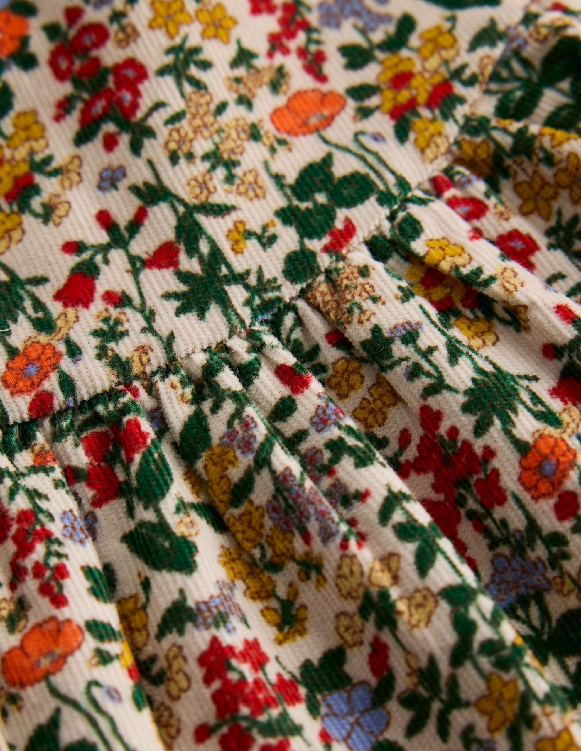 Yoke Detail Woven Dress-Small Flower Meadow - Image 3