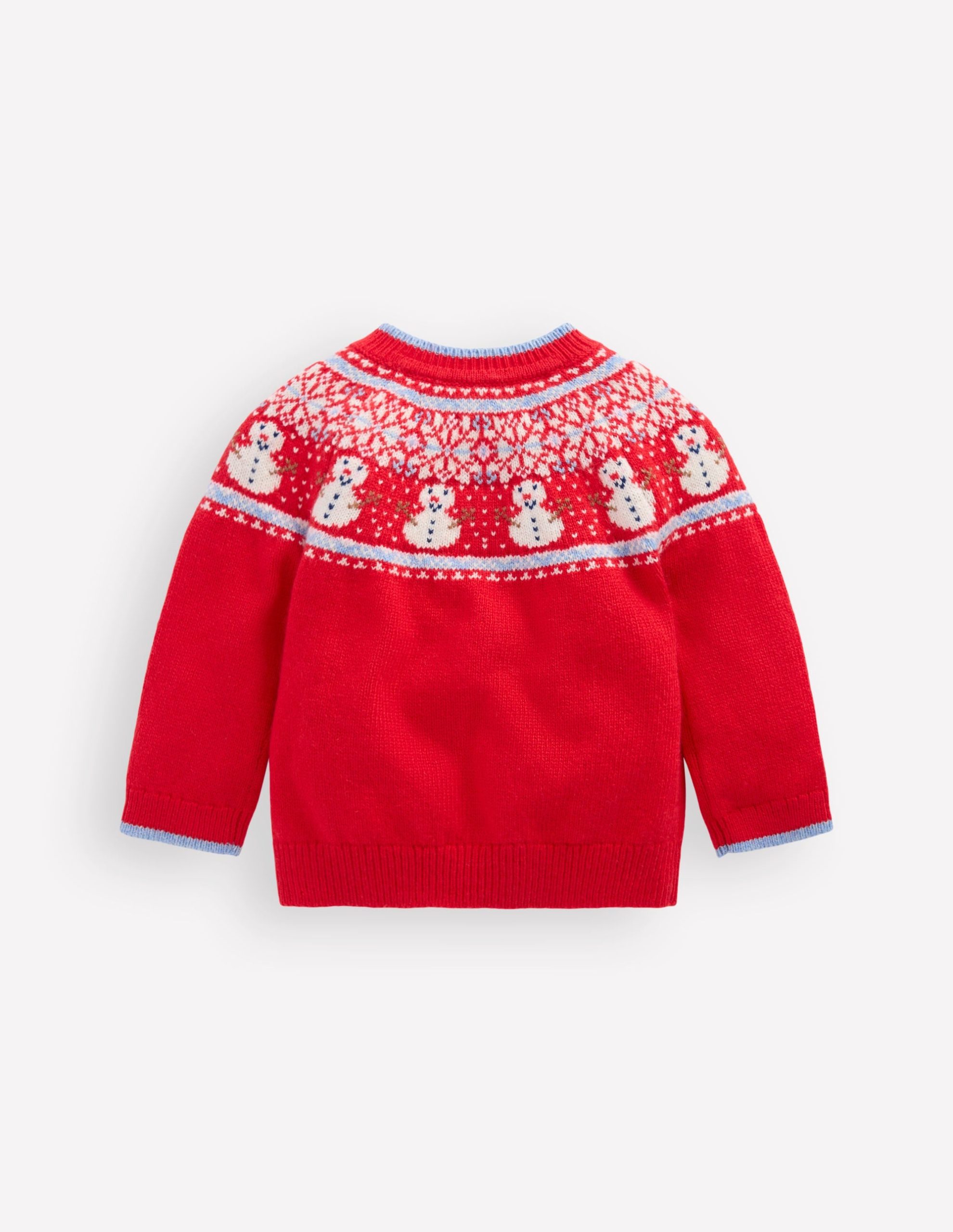 Fair isle Sweater-Red Snowman - Image 3