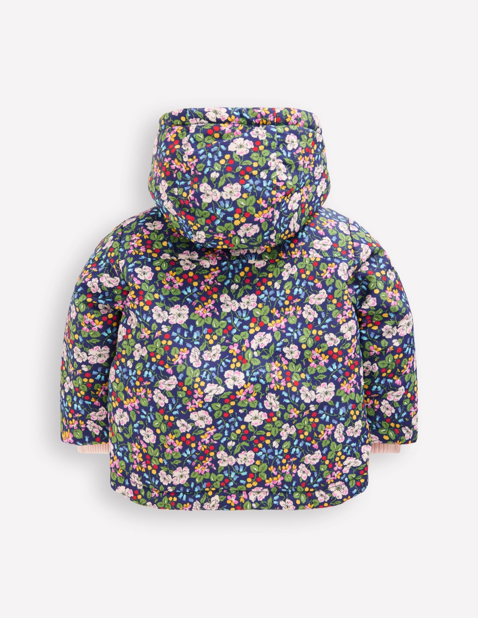 Girls 3 in 1 Coat-Twilight Berry Floral - Image 2