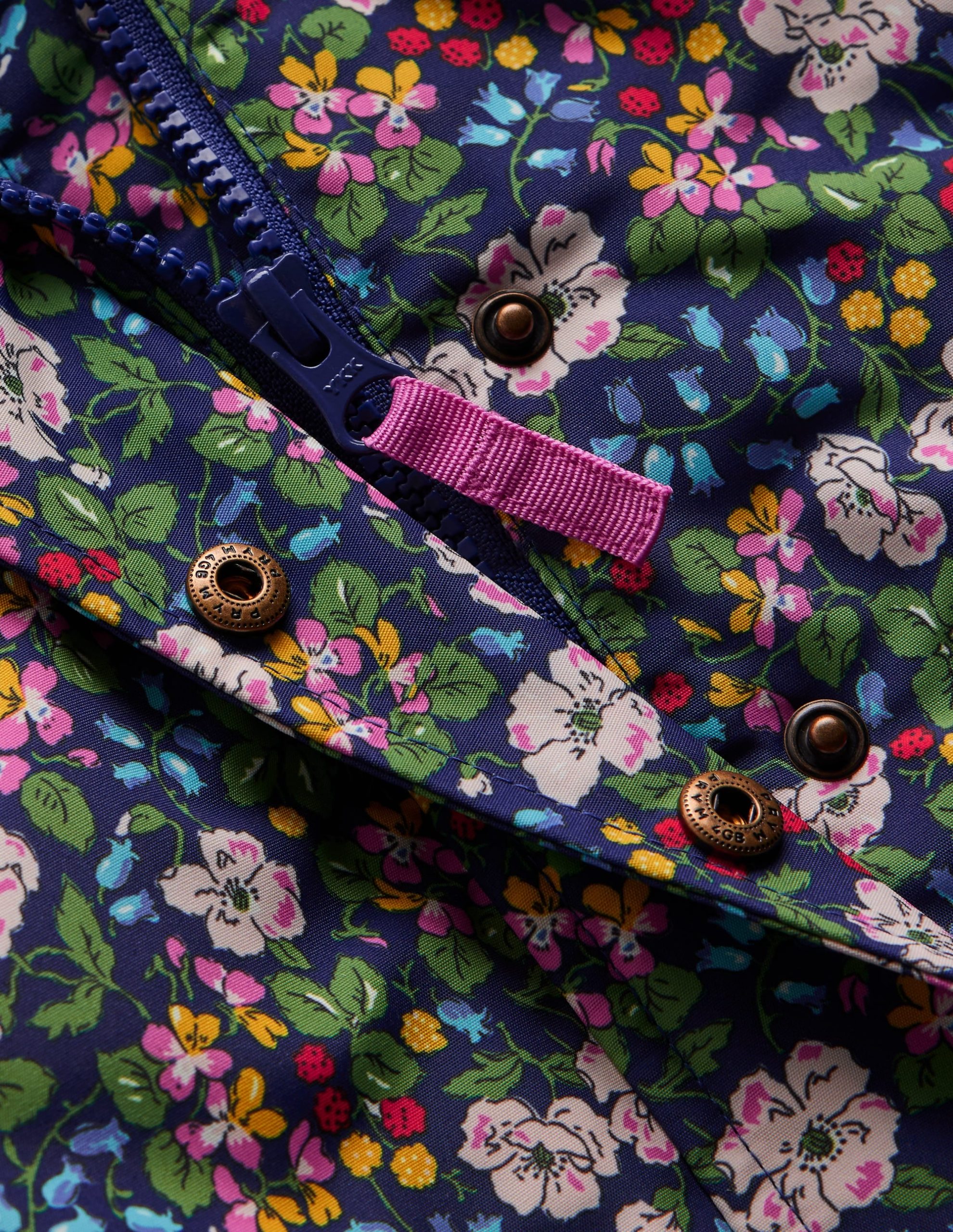 Girls 3 in 1 Coat-Twilight Berry Floral - Image 3