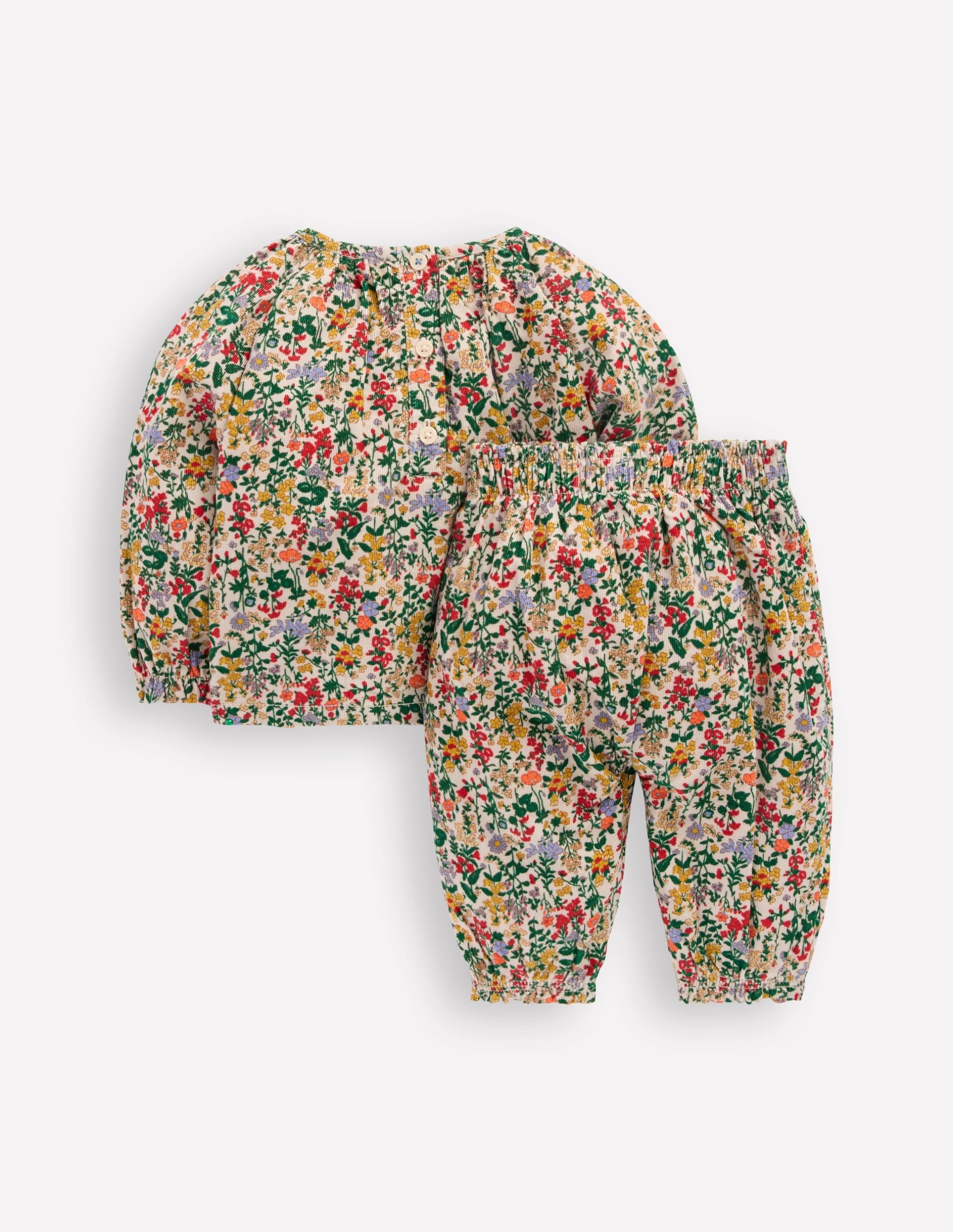 Woven Co-ord Play set-Multi Floral Meadow - Image 2
