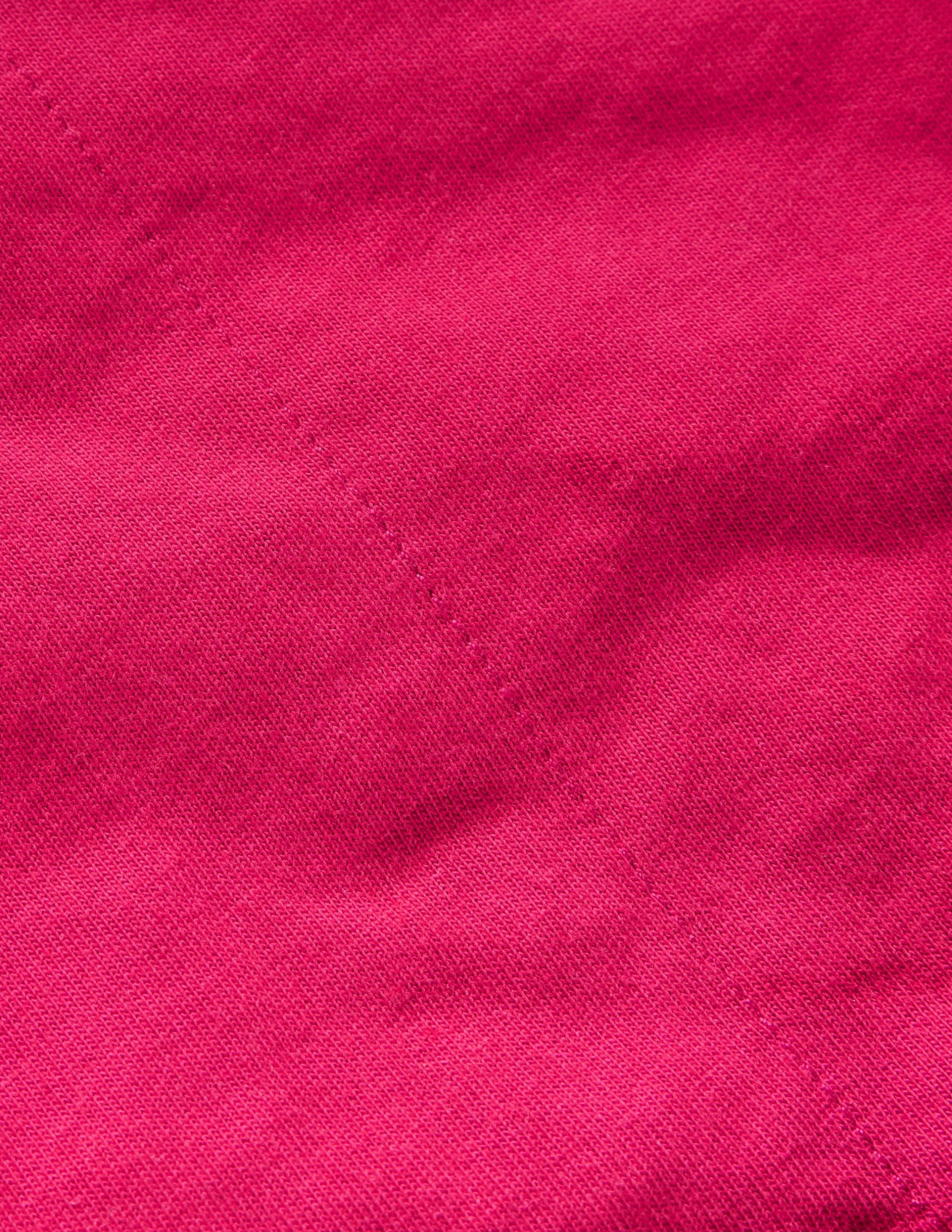 Girls Borg Duffle Coat-Pink Check - Image 5