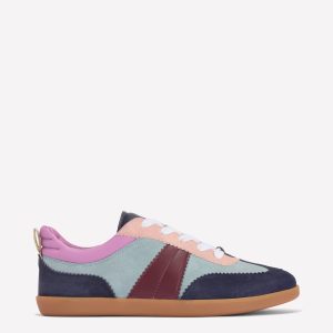Erin Retro Tennis Trainers-Cord Colourblock
