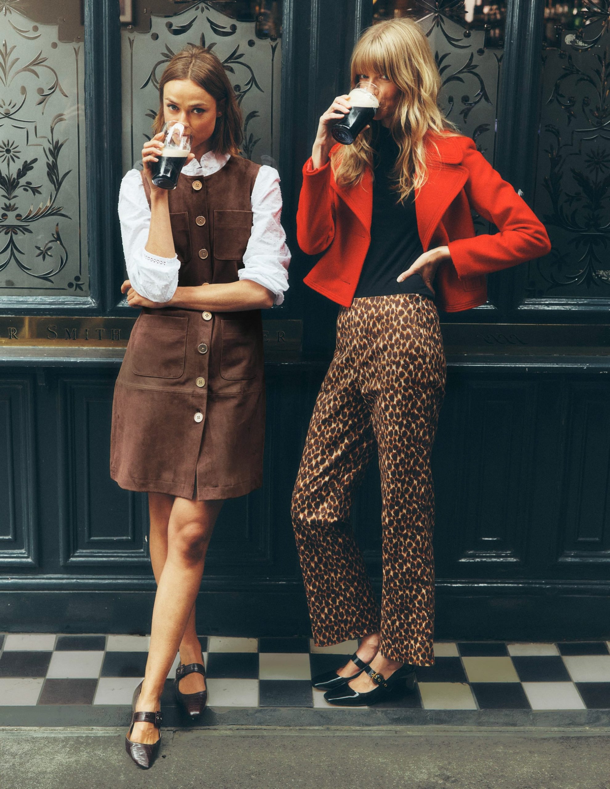 Evelyn Suede Shift Dress-Dark Chocolate - Image 6